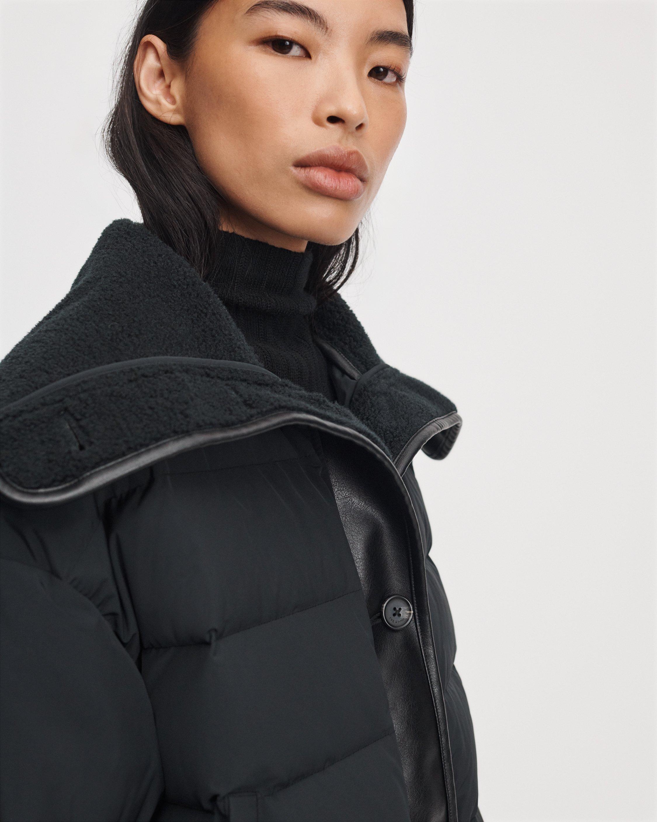 Gloria Mixed-Media Puffer Jacket image number 4