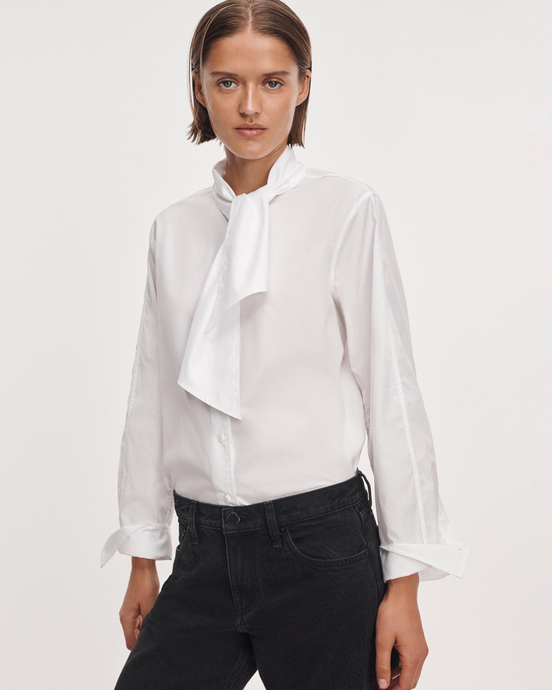 Alice Tie Poplin Shirt image number 1