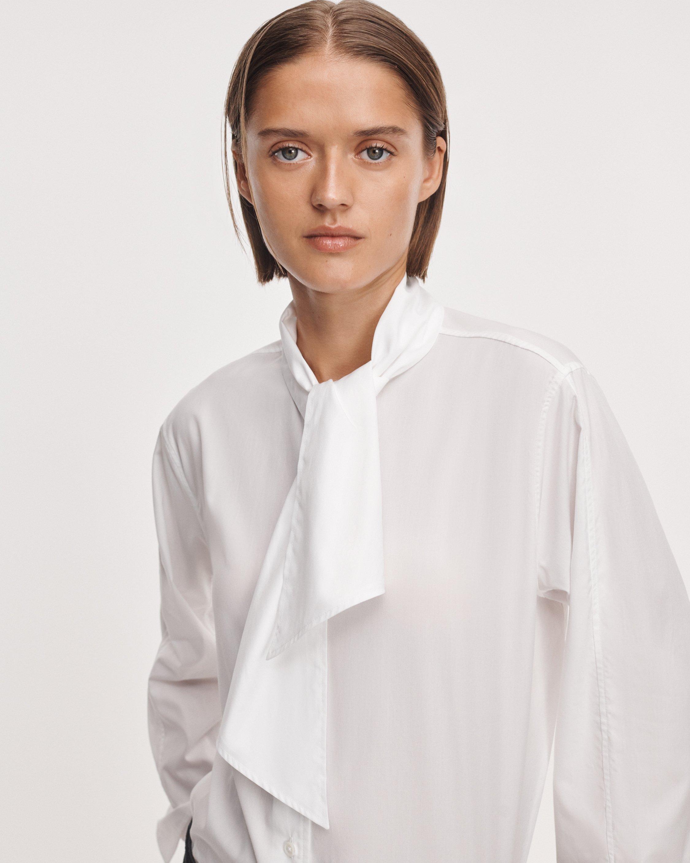 Alice Tie Poplin Shirt image number 4