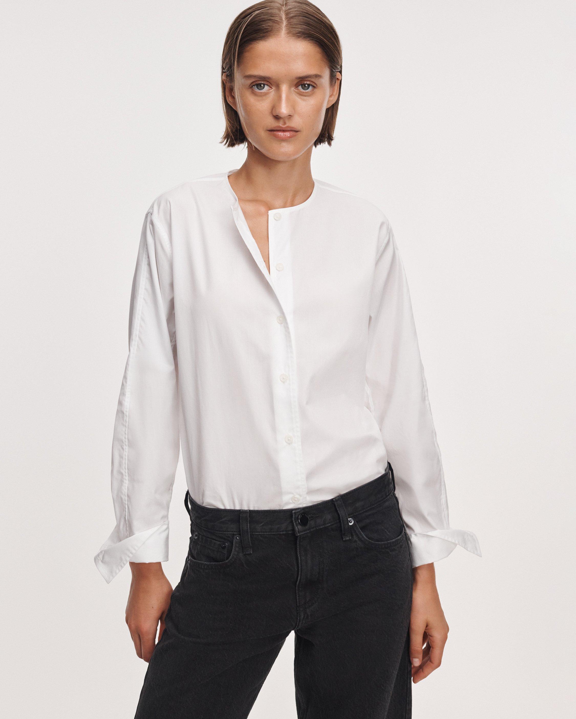 Alice Tie Poplin Shirt image number 6