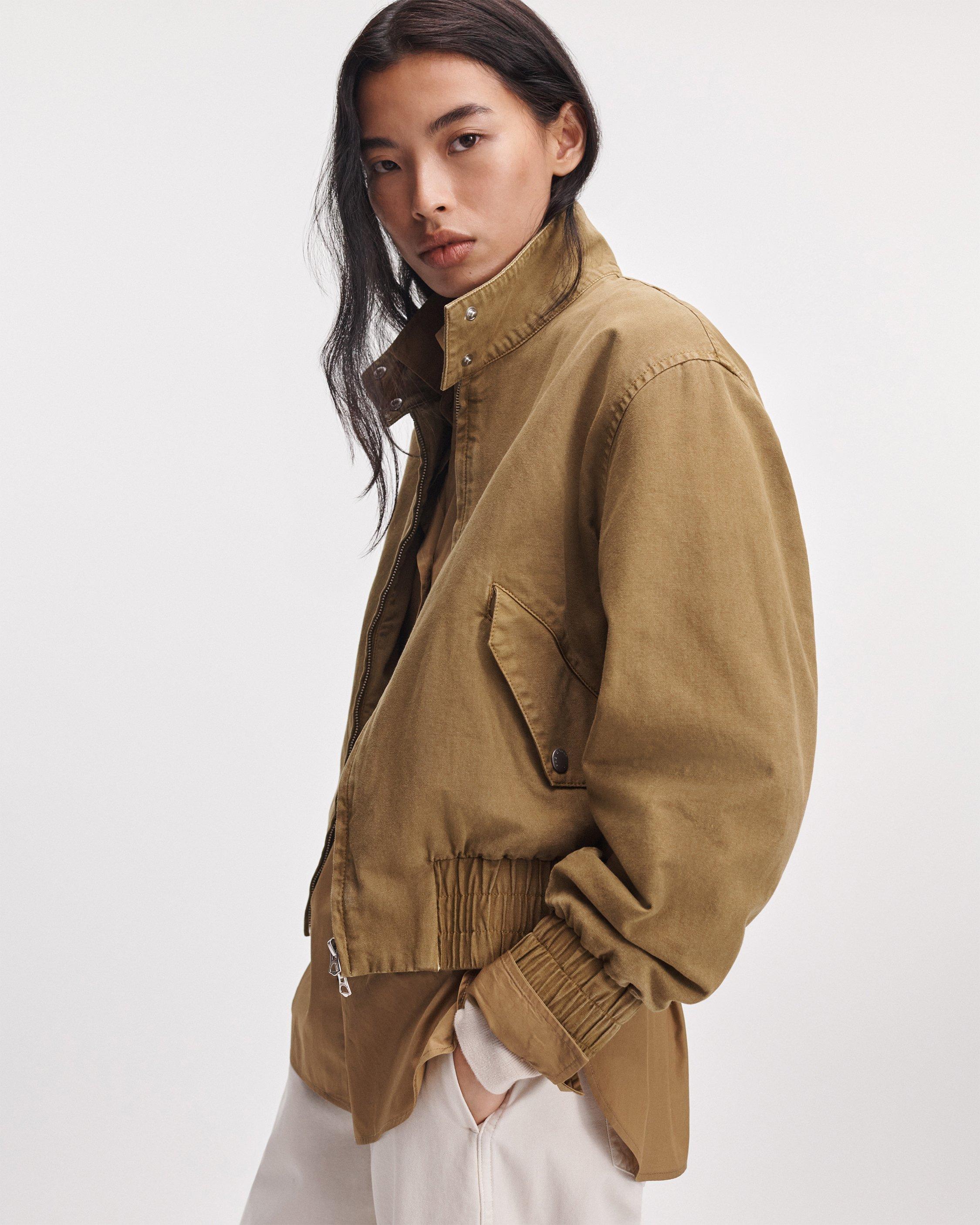 Eliza Canvas Bomber Jacket image number 4