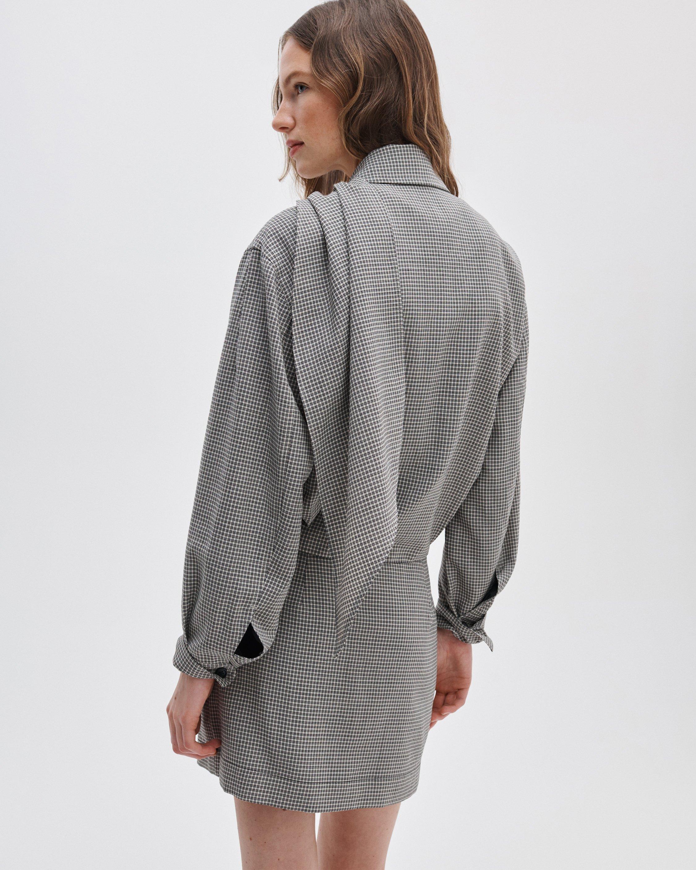 Krista Plaid Italian Wool Jacket image number 5