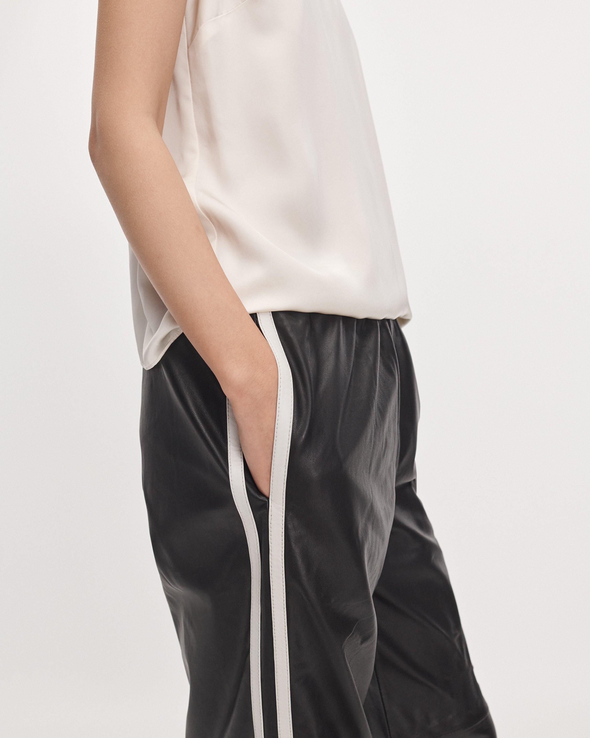 Irina Leather Track Pant image number 3