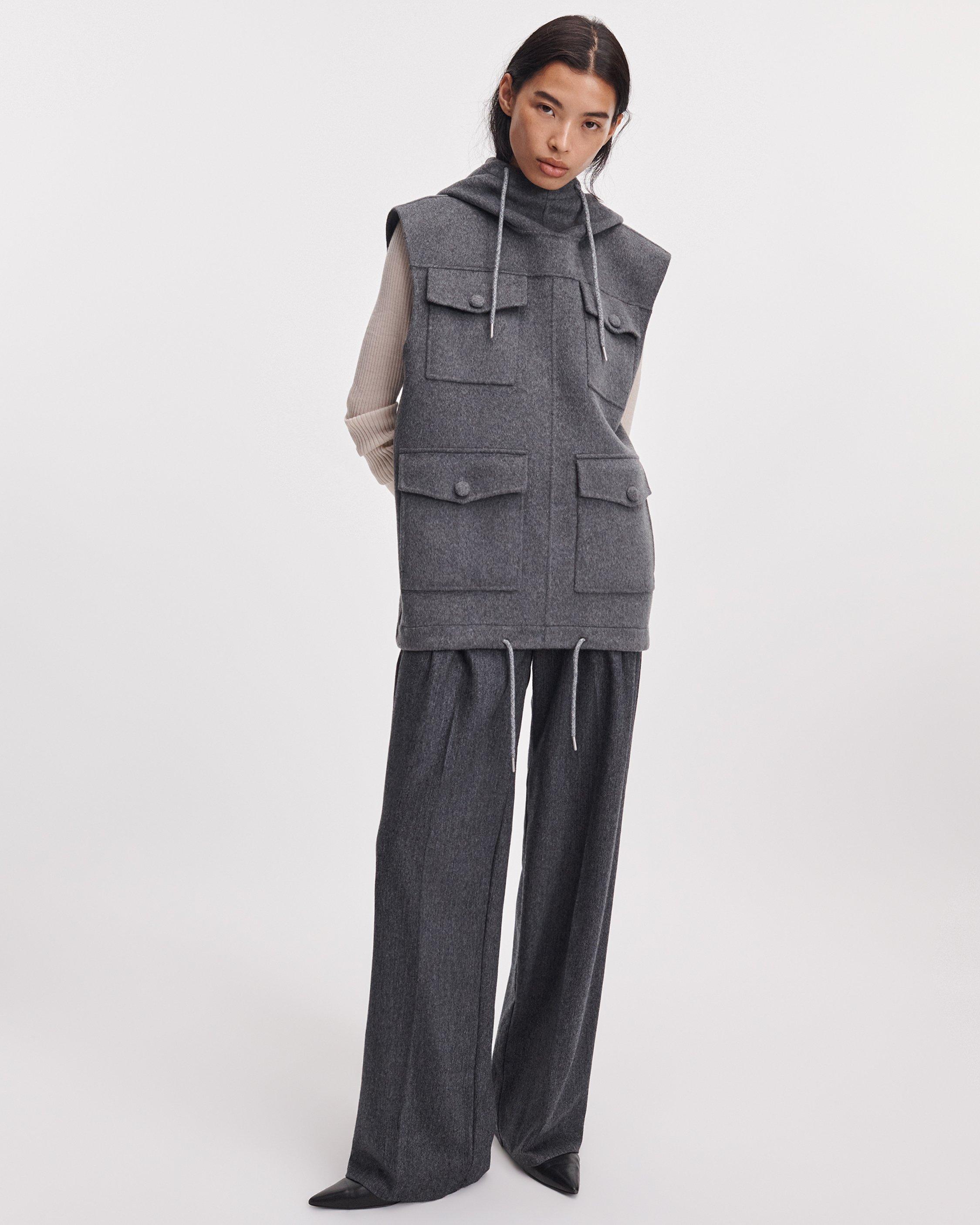 Valerie Double-Face Hooded Vest image number 3
