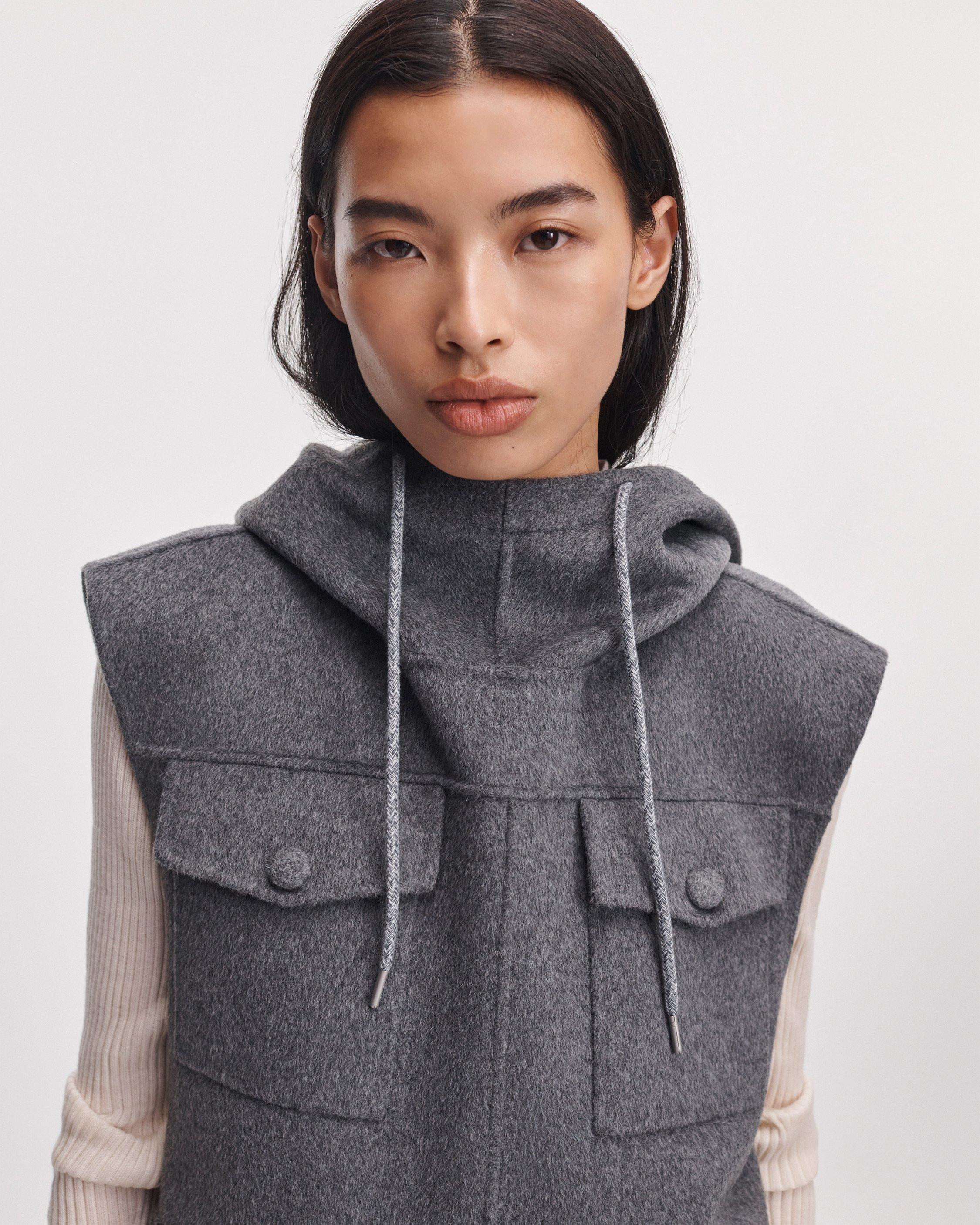 Valerie Double-Face Hooded Vest image number 4