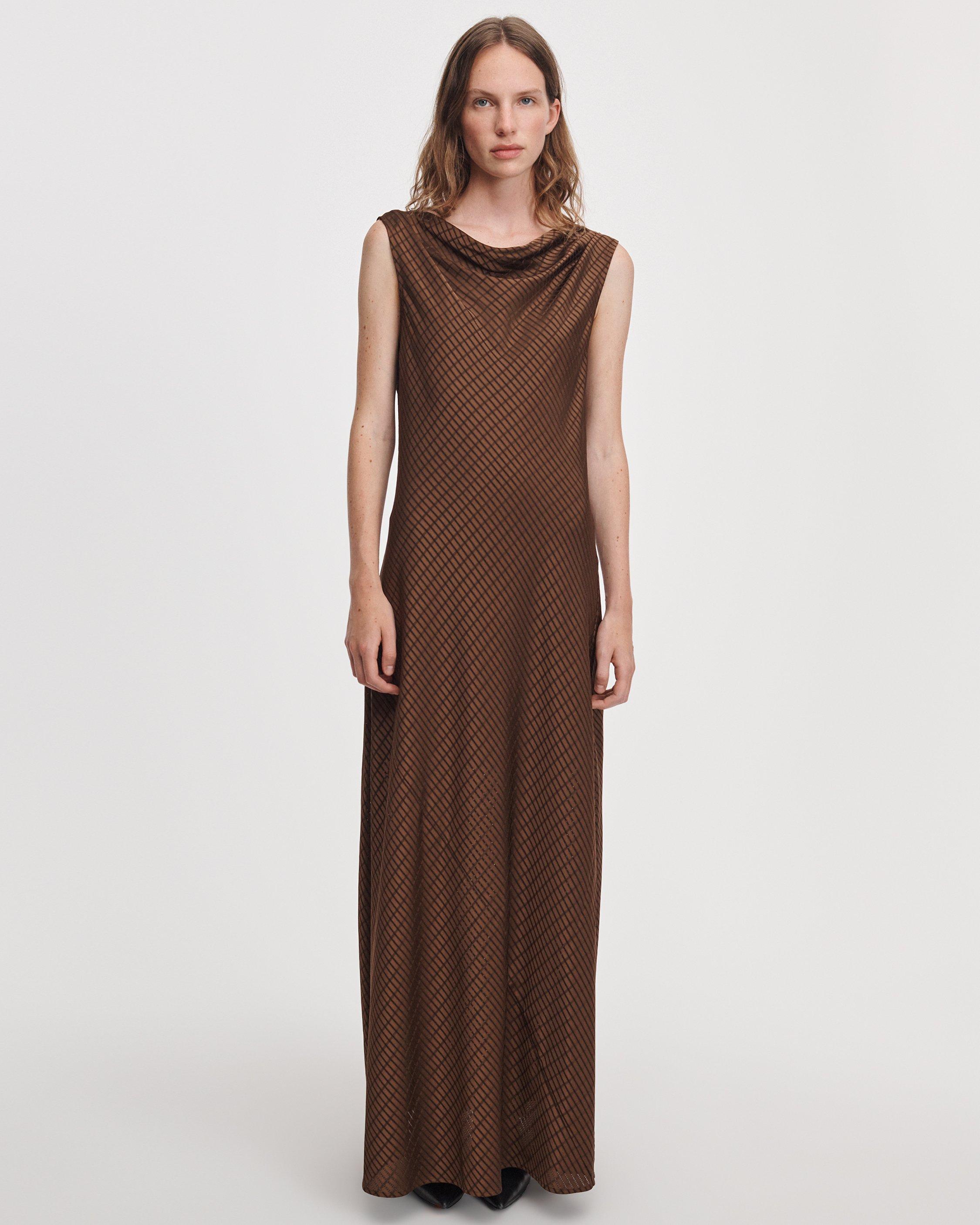 Jessica Textured Satin Dress image number 1