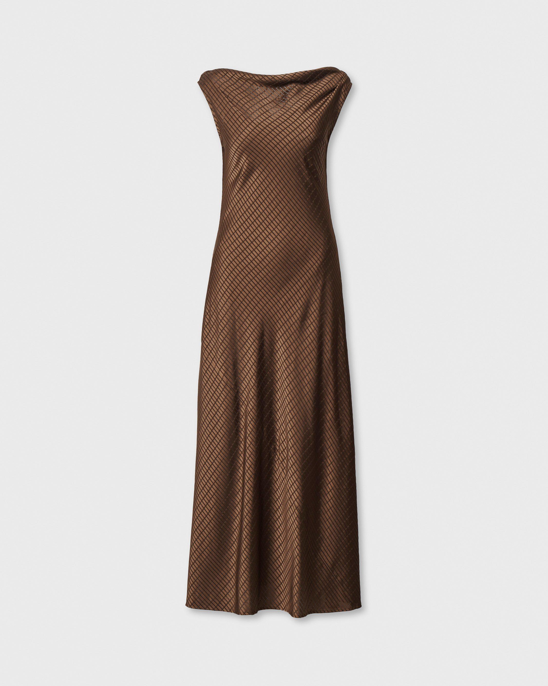 Jessica Textured Satin Dress image number 2