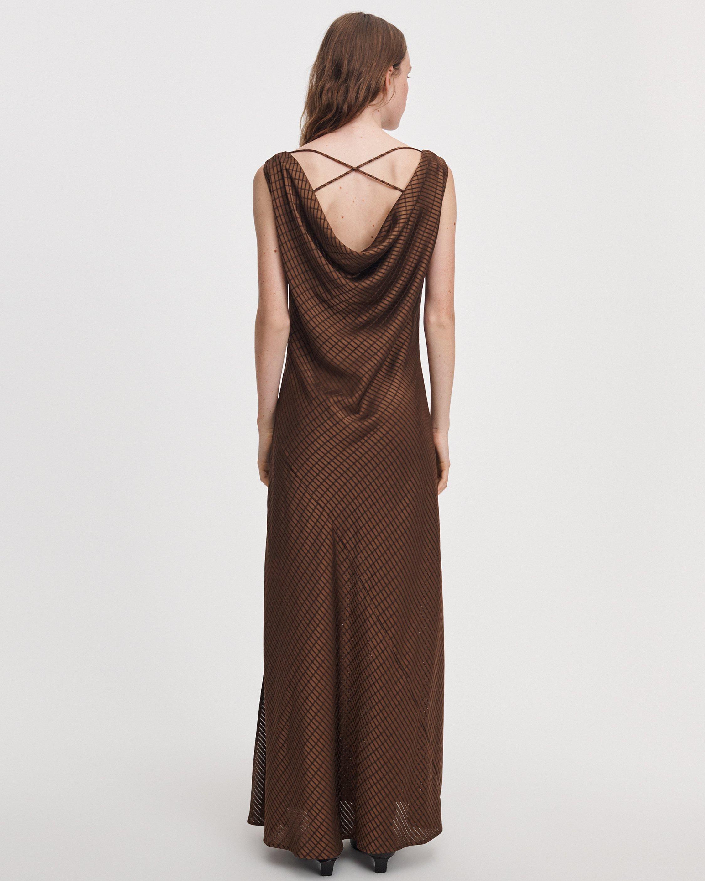 Jessica Textured Satin Dress image number 5