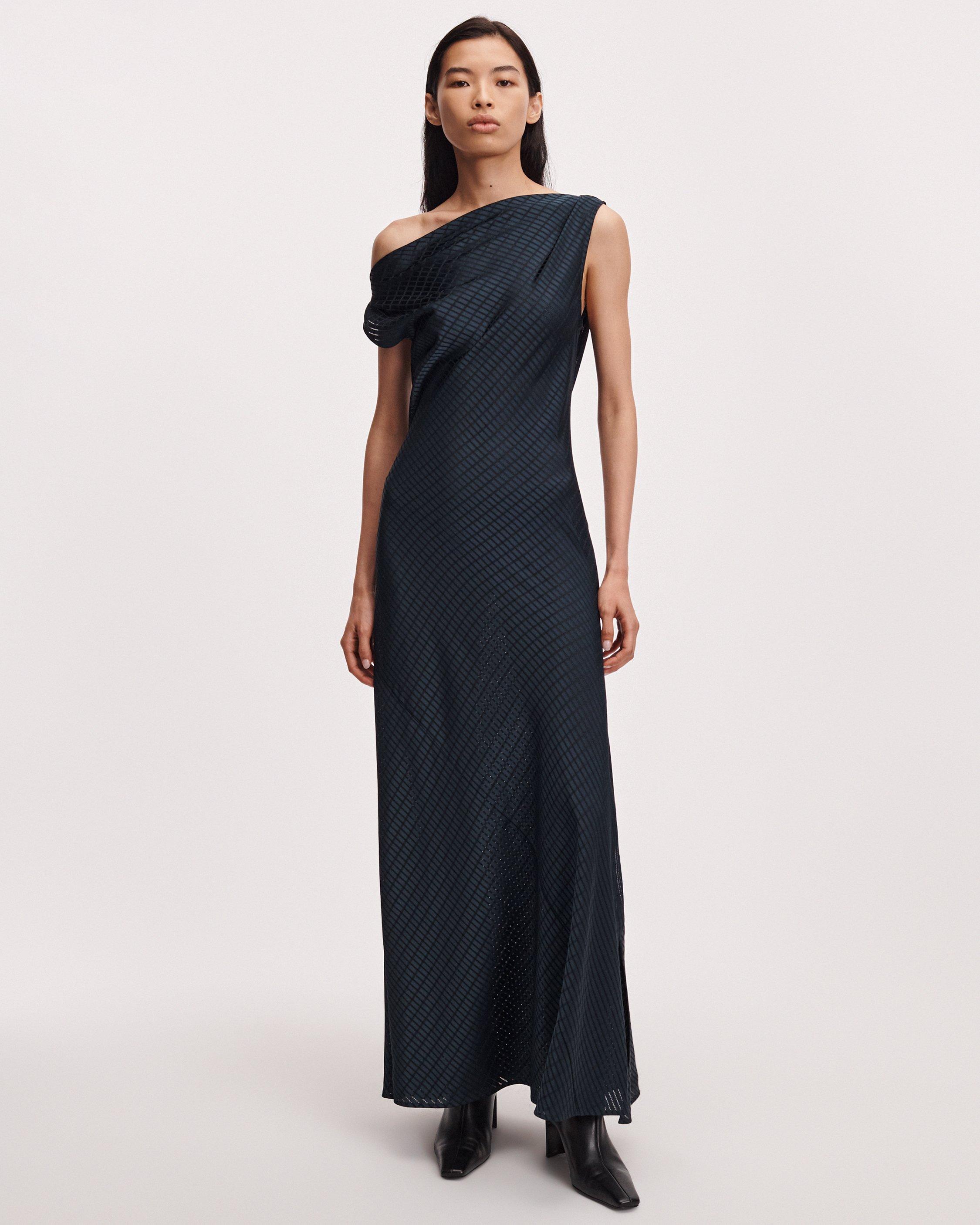 Jessica Textured Satin Dress image number 1