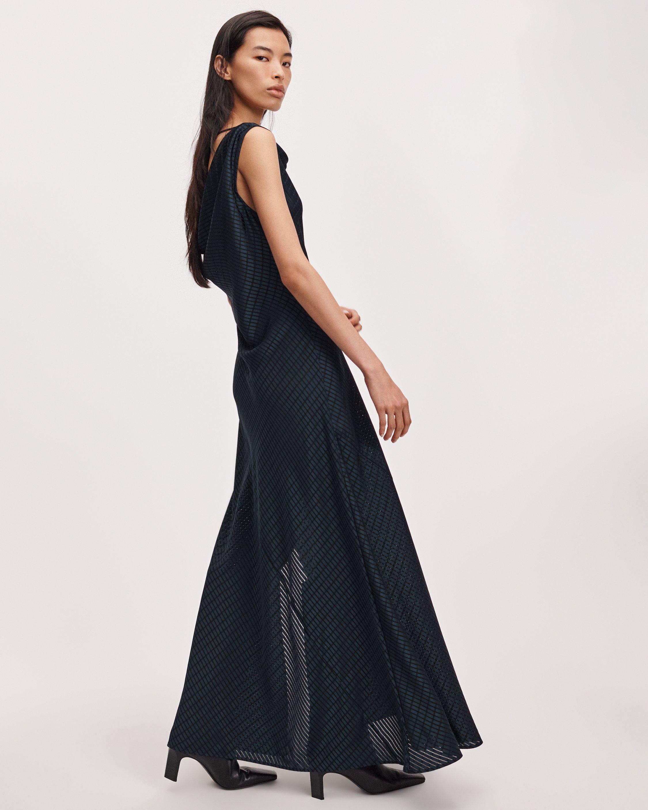 Jessica Textured Satin Dress image number 3
