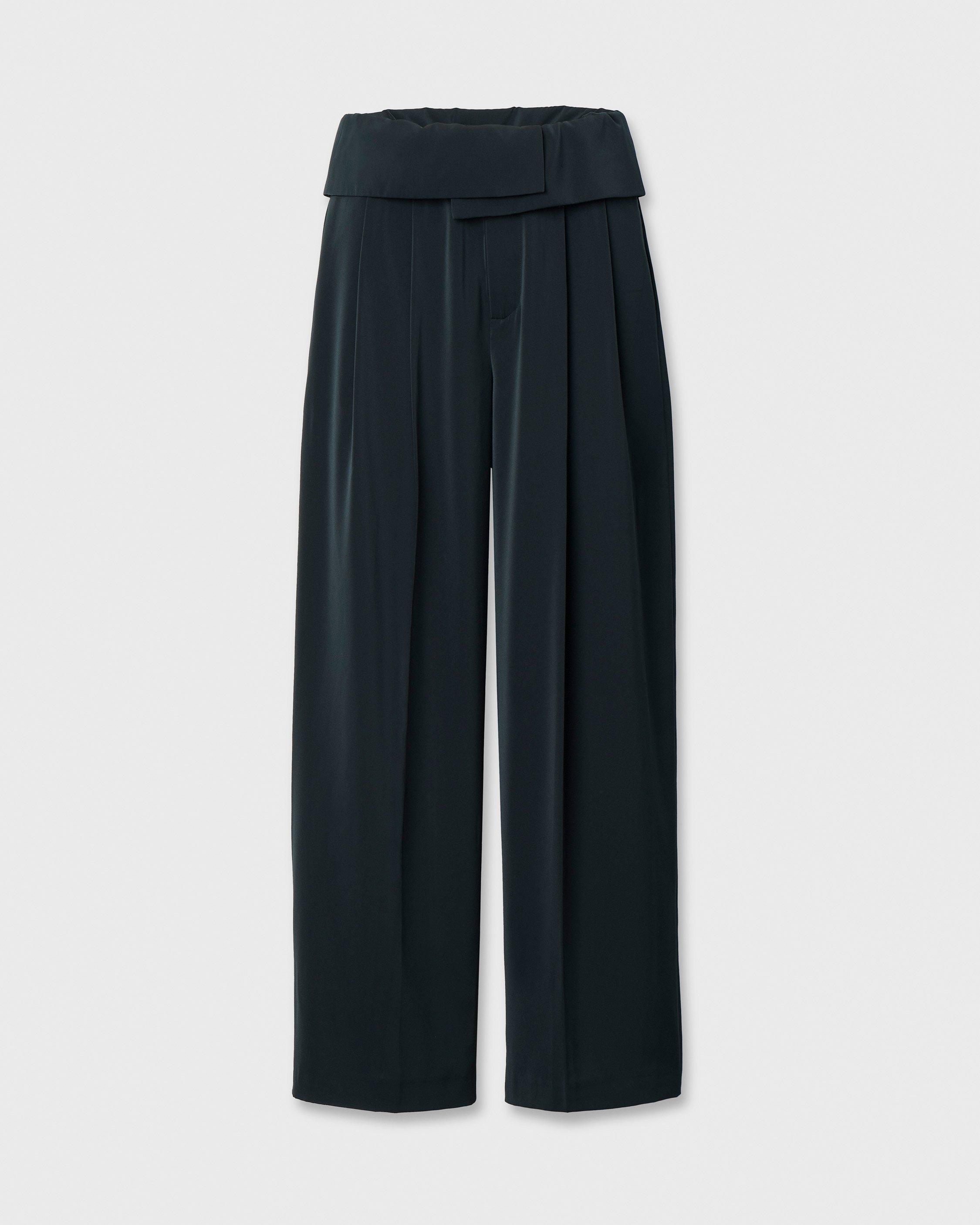 Shania Foldover Satin Pant image number 2