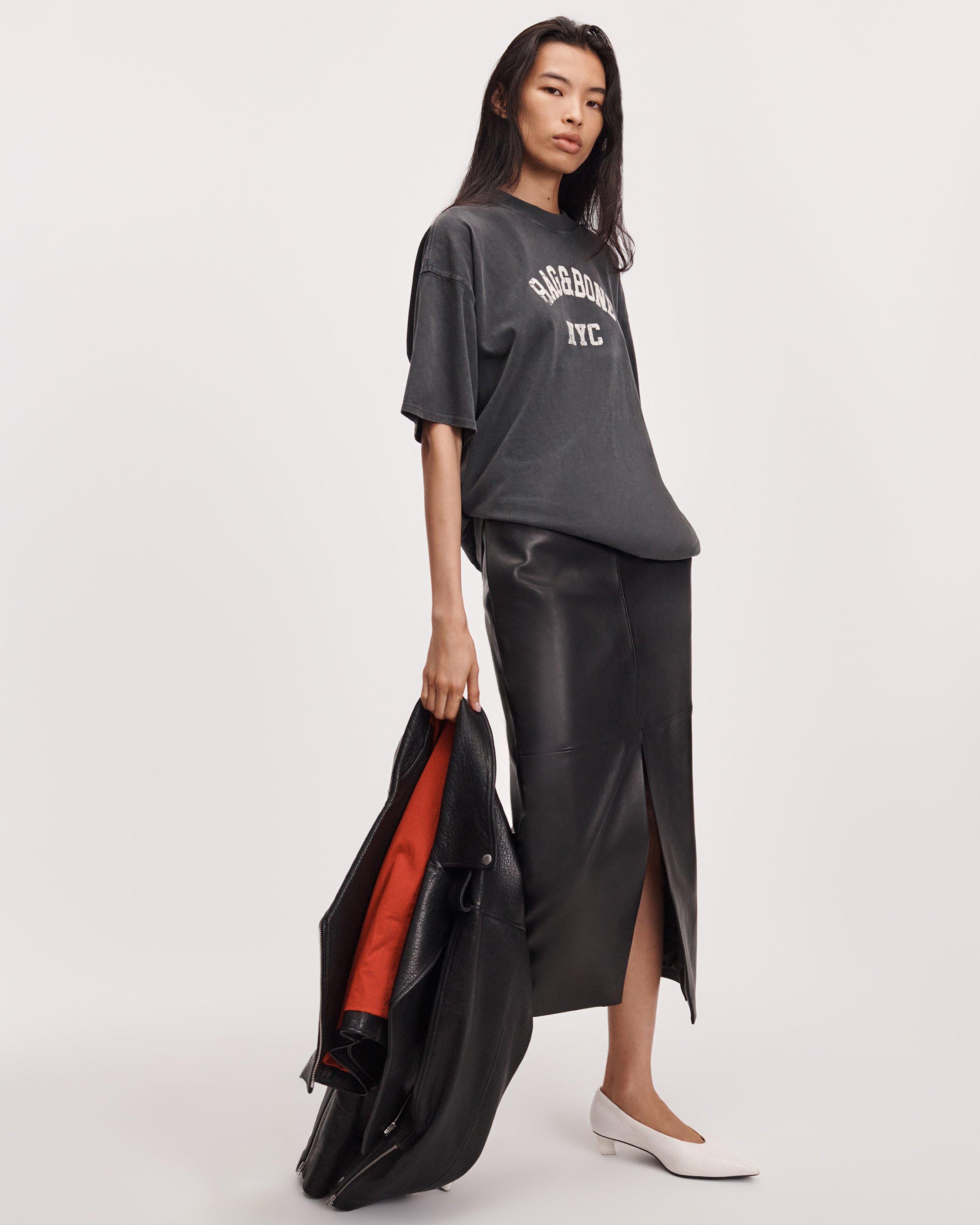 Bessie Leather Skirt image number 1