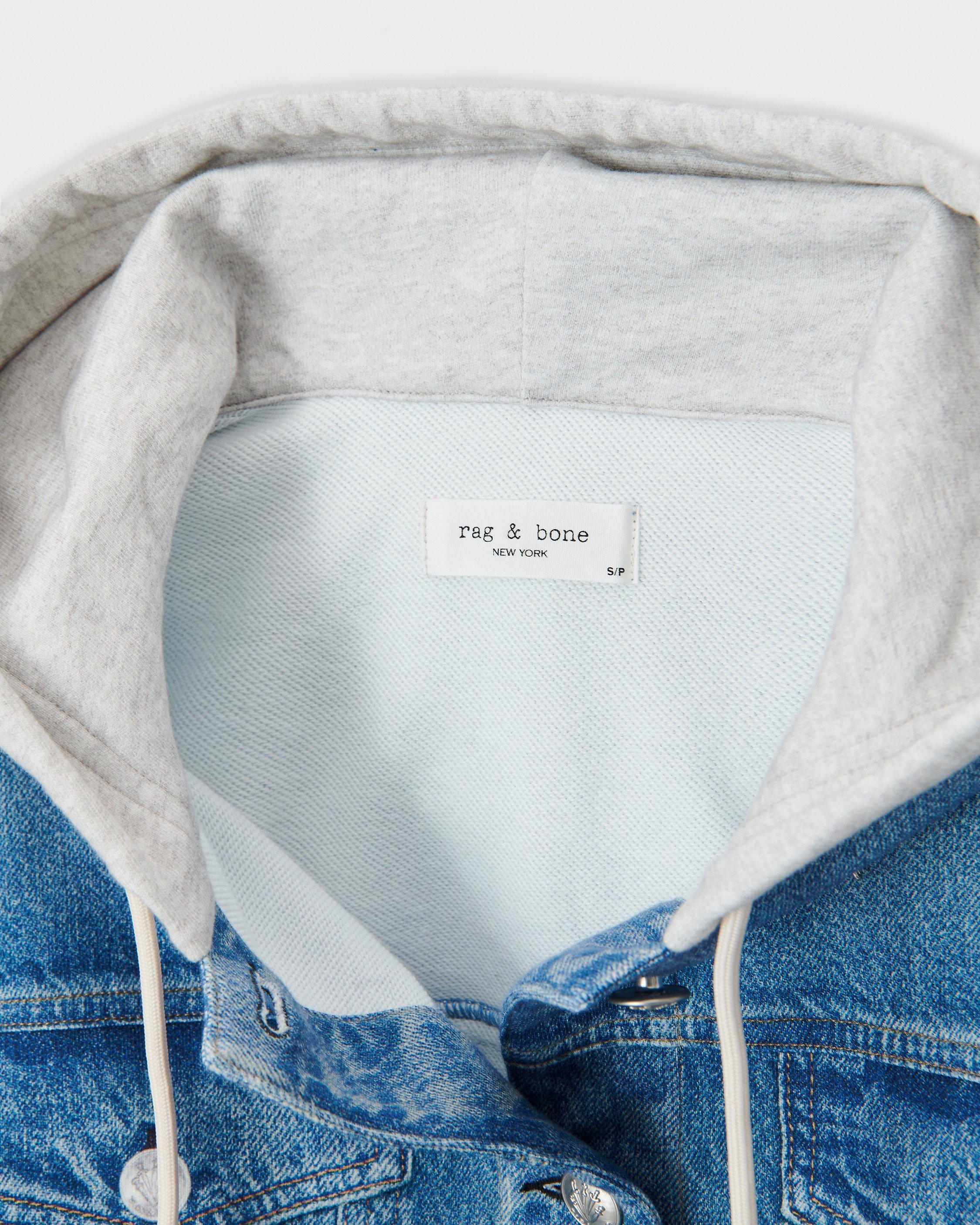 rb Miramar Combo Hooded Trucker Jacket image number 6