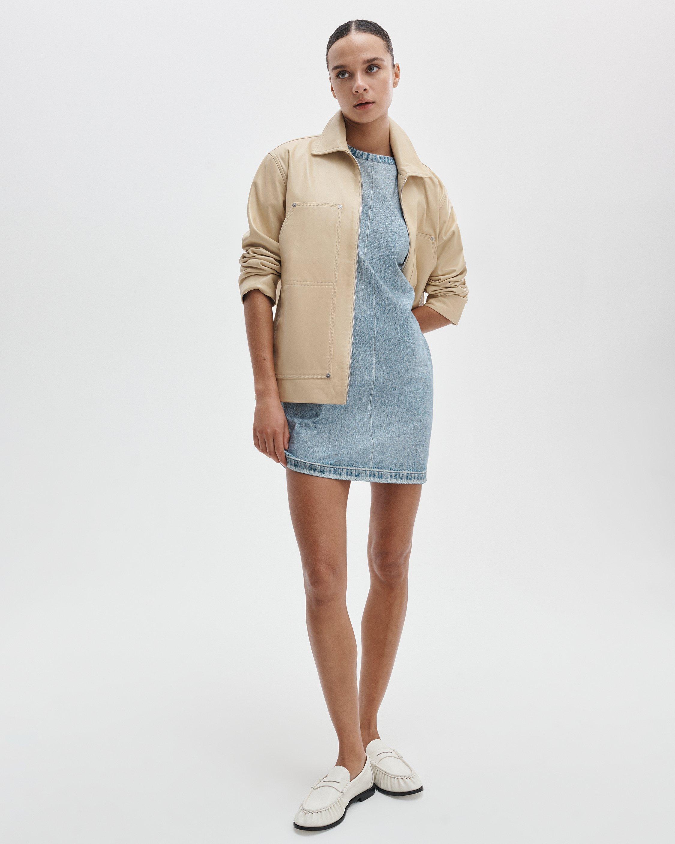 rag & bone Women's Miramar Kelly Jersey T Shirt Dress - Blue - Size L - Seaside