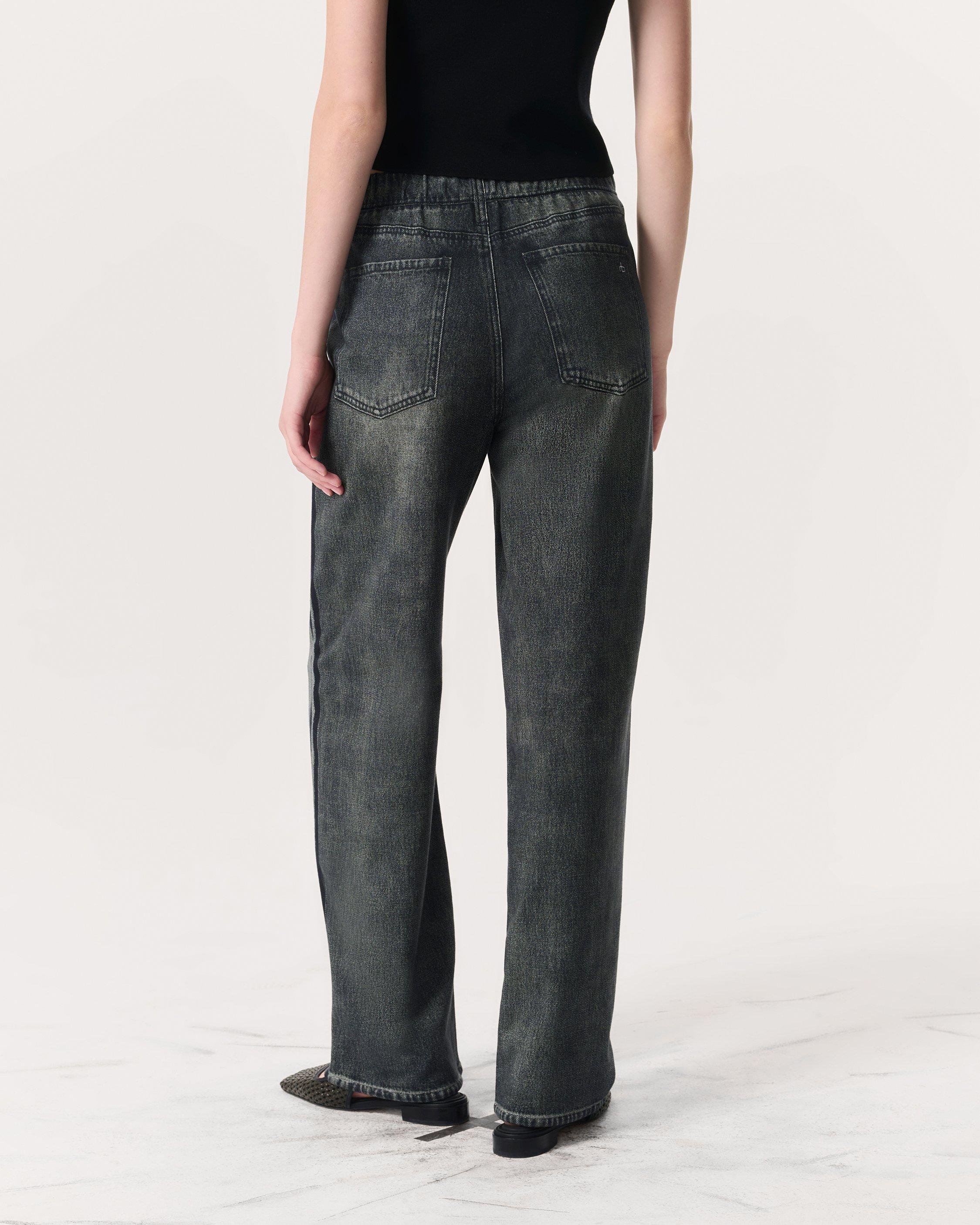 Miramar Terry Wide-Leg Track Pants image number 5