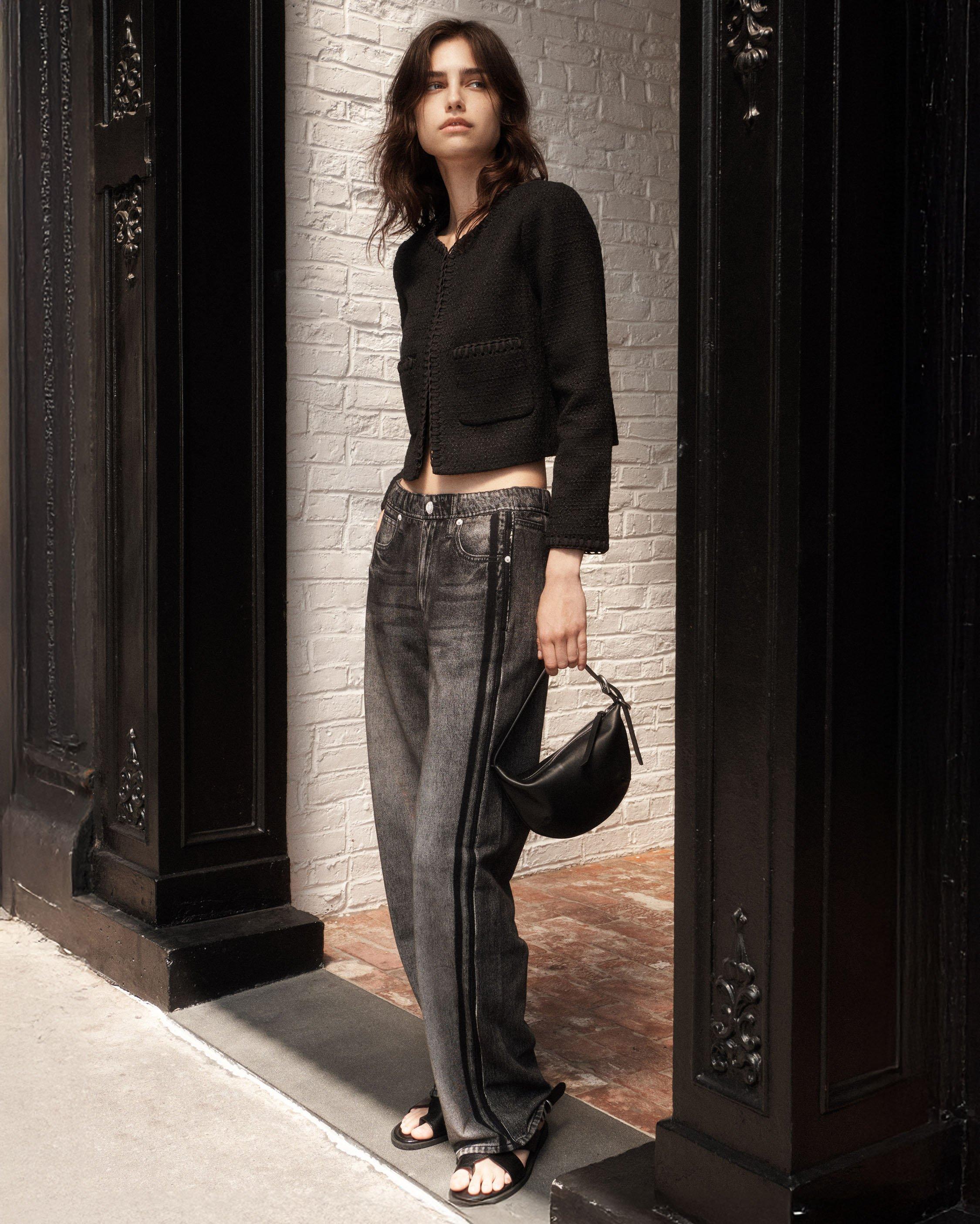 Miramar Terry Wide-Leg Track Pants image number 6