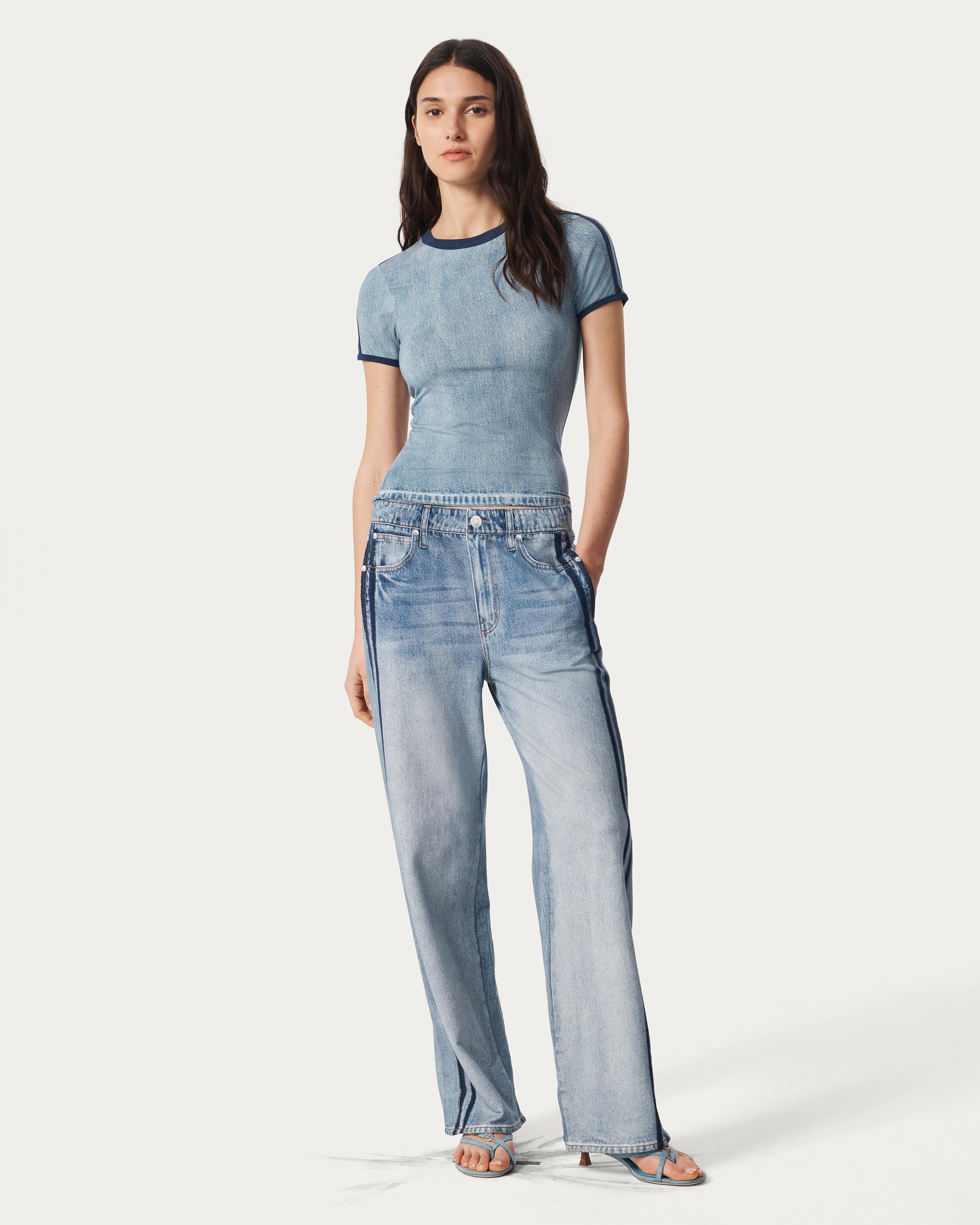 Miramar Terry Wide-Leg Track Pants image number 1