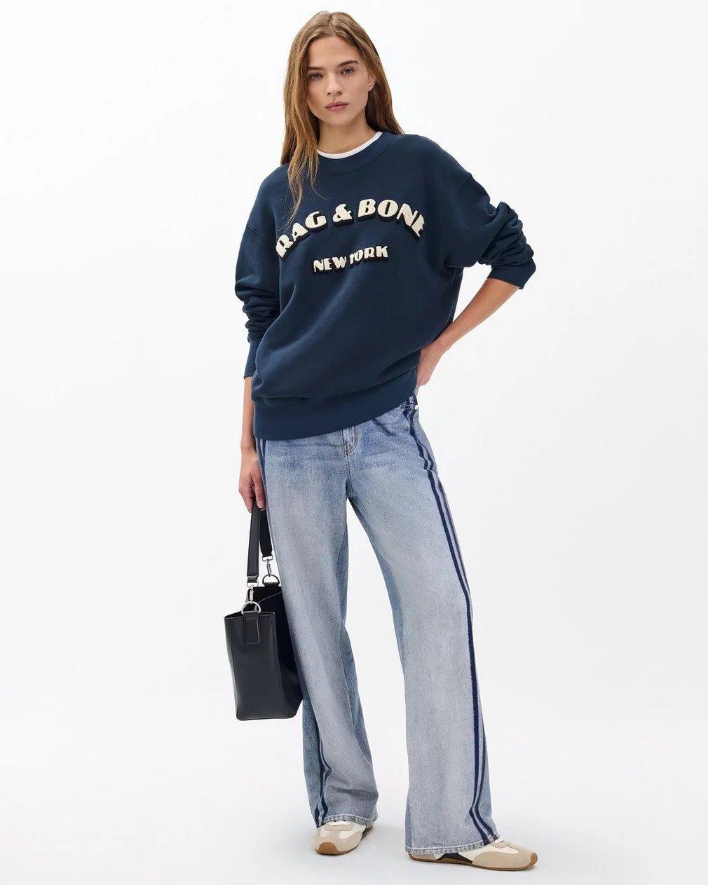 ラグアンドボーン rag＆bone スウェット    レディース S rag & bone That's The Spirit Sweatshirt | Saks Fifth Avenue