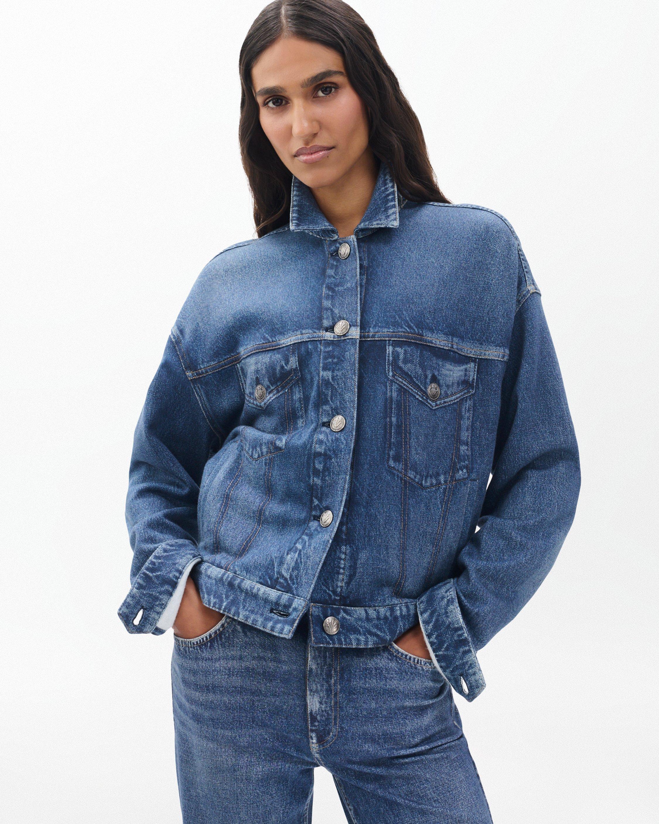 ジャケット・アウター RAP MANIAJEANS DENIM TRUKER JACKET JWZUY Men's Sherpa Fleece Lined Denim Jacket Trucker Jacket Winter