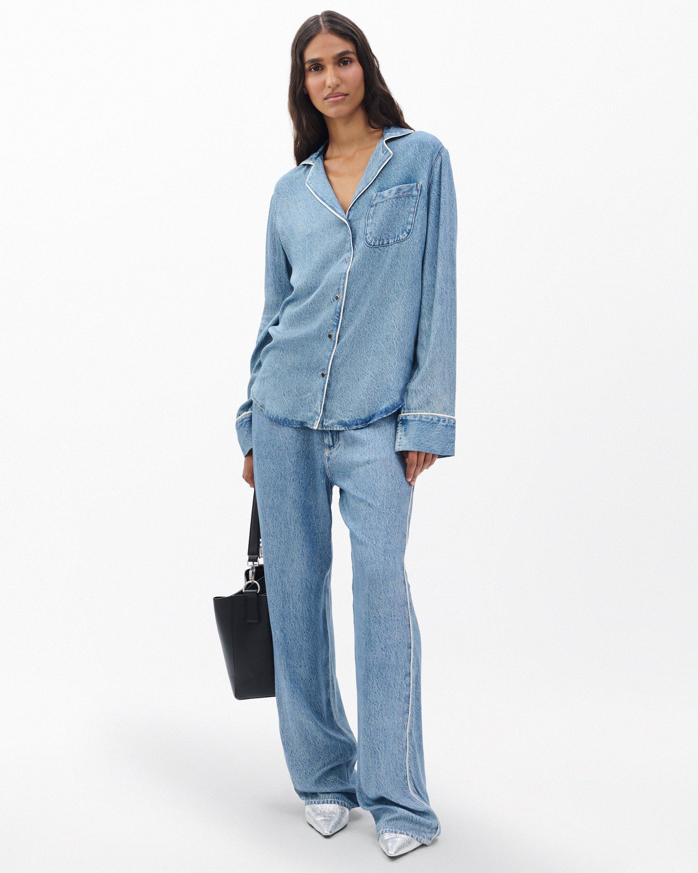 Miramar Long-Sleeve Lounge Shirt image number 3