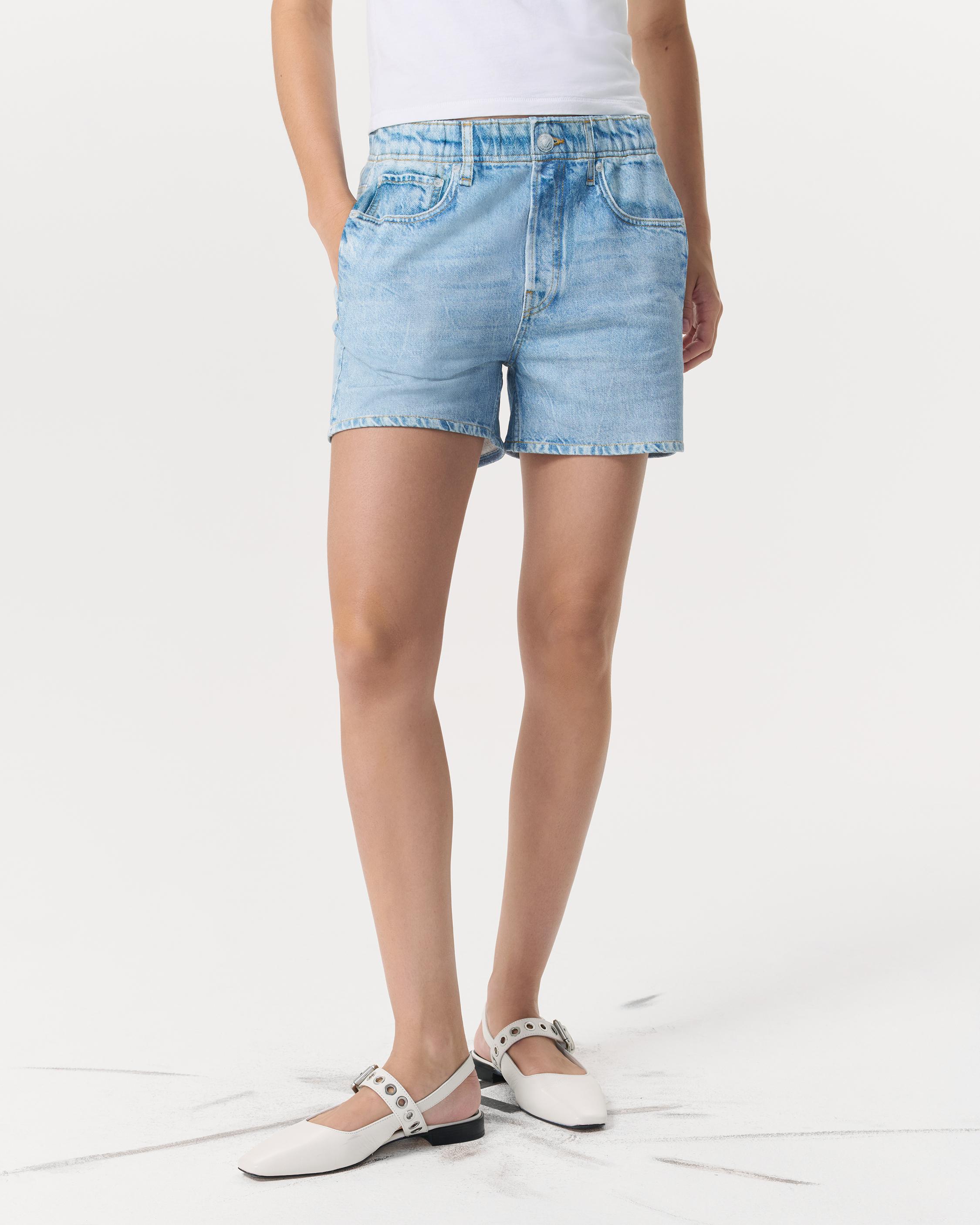 Name it Short en jean - medium blue denim/denim bleu