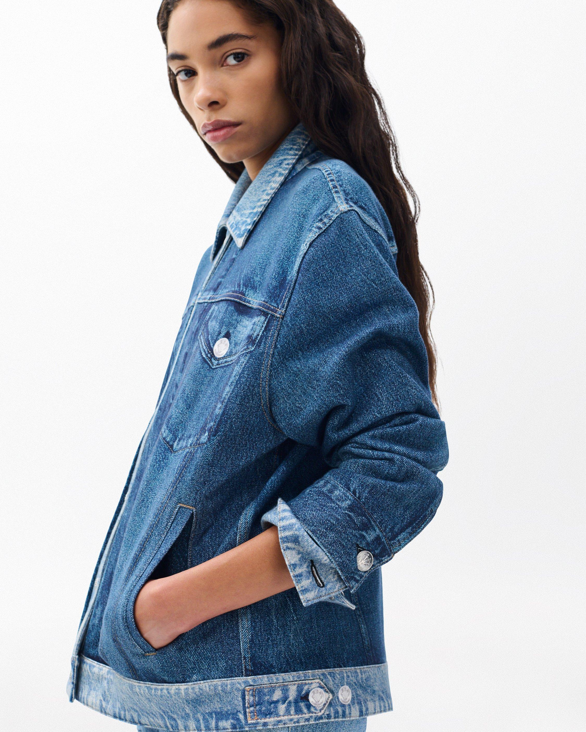 rb Miramar Oversized Combo Trucker Jacket image number 4