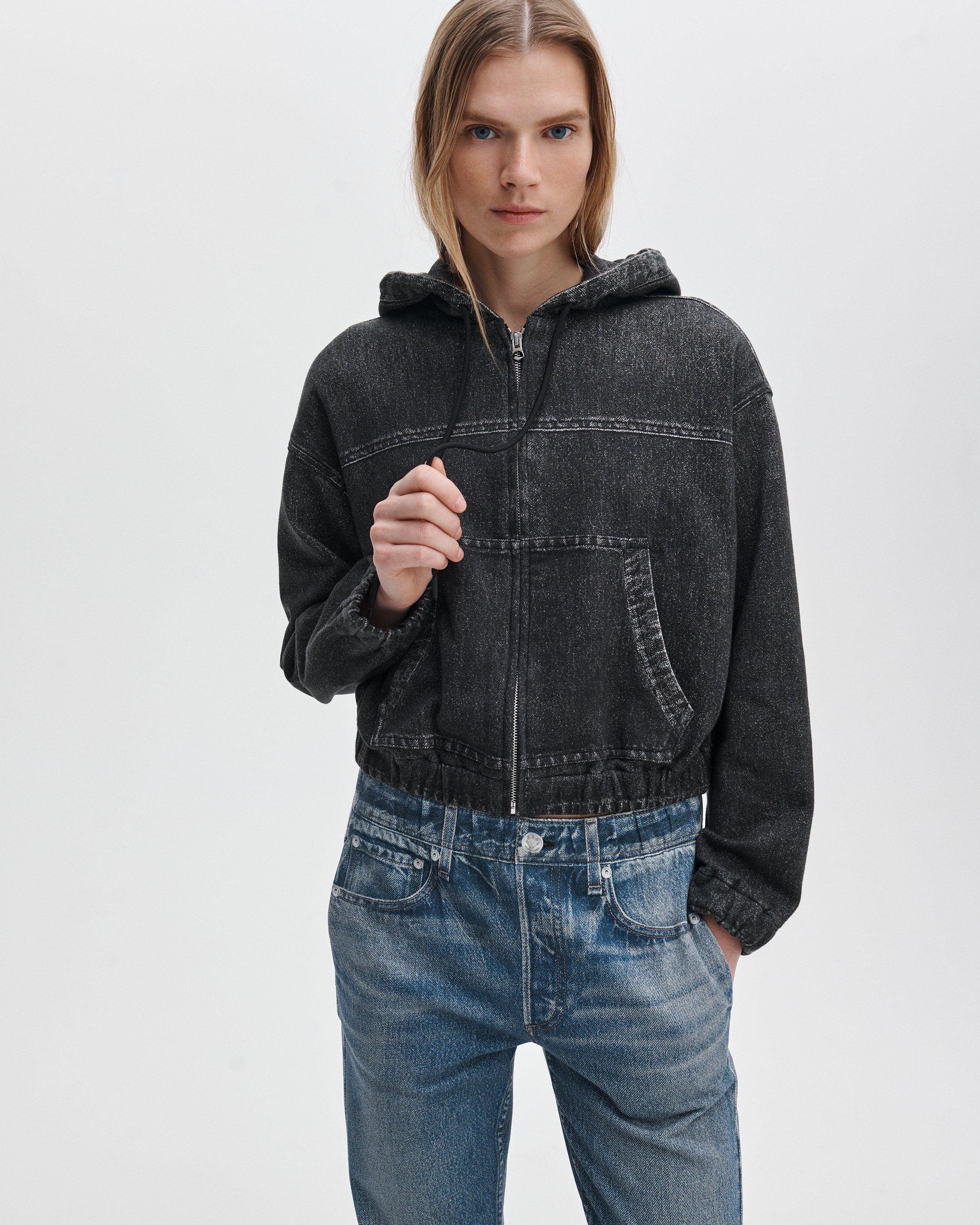 rag&amp;bone スウェットブルゾン VANSON バンソン スウェット BONE CREWNECK SWEAT トレーナー フリース