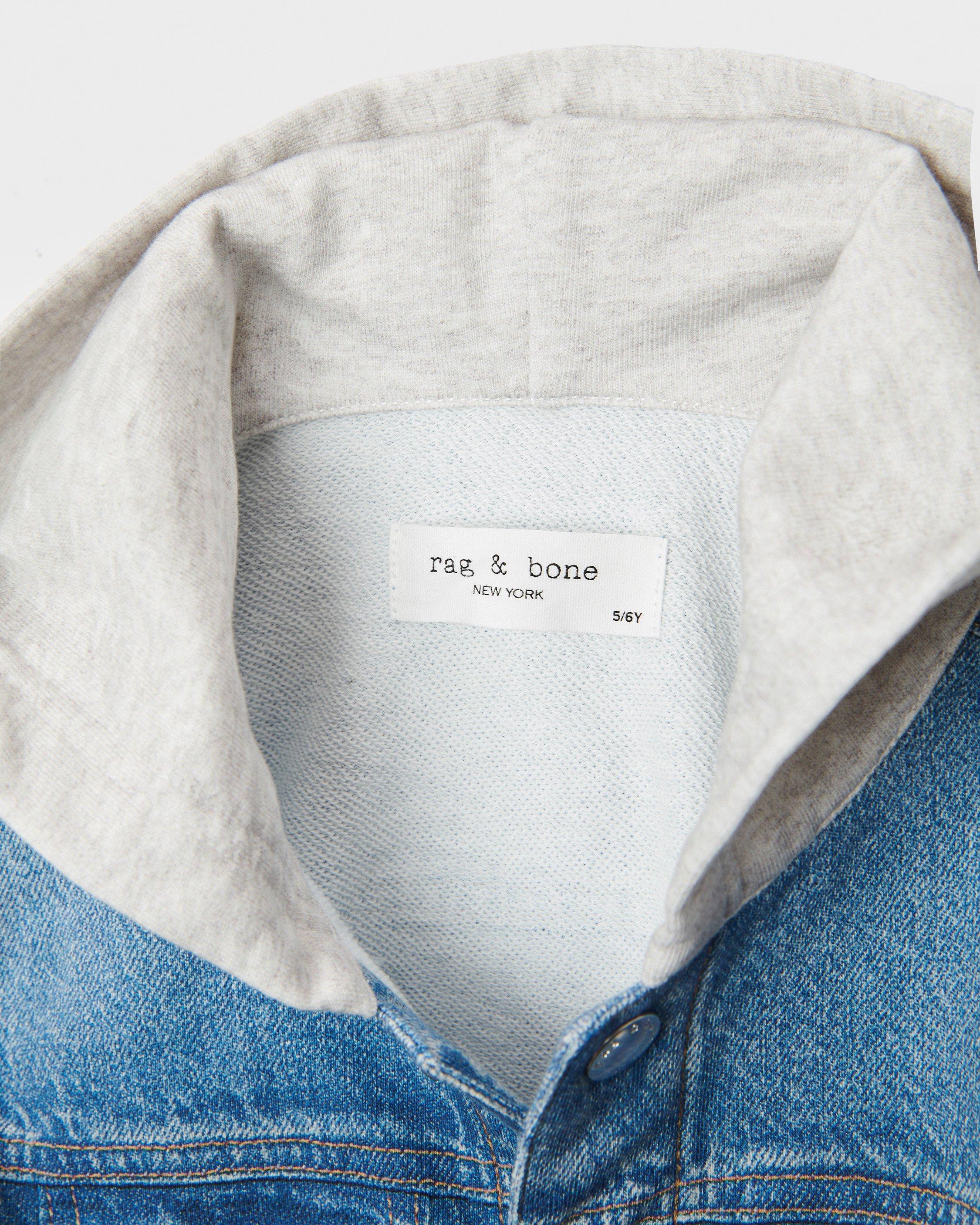 Mini rb Miramar Hooded Combo Trucker Jacket image number 5