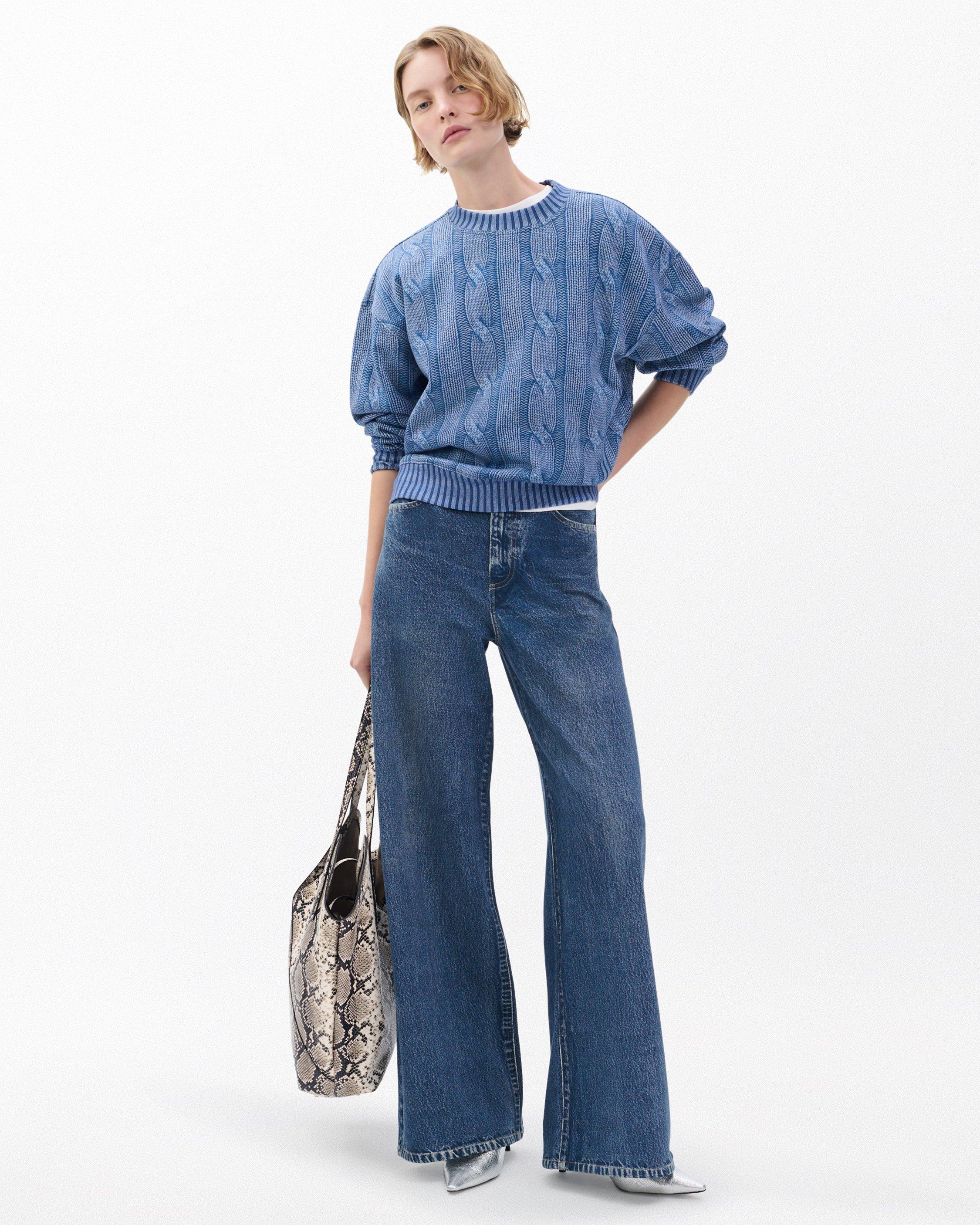 Miramar Cable-Effect Sweatshirt image number 3