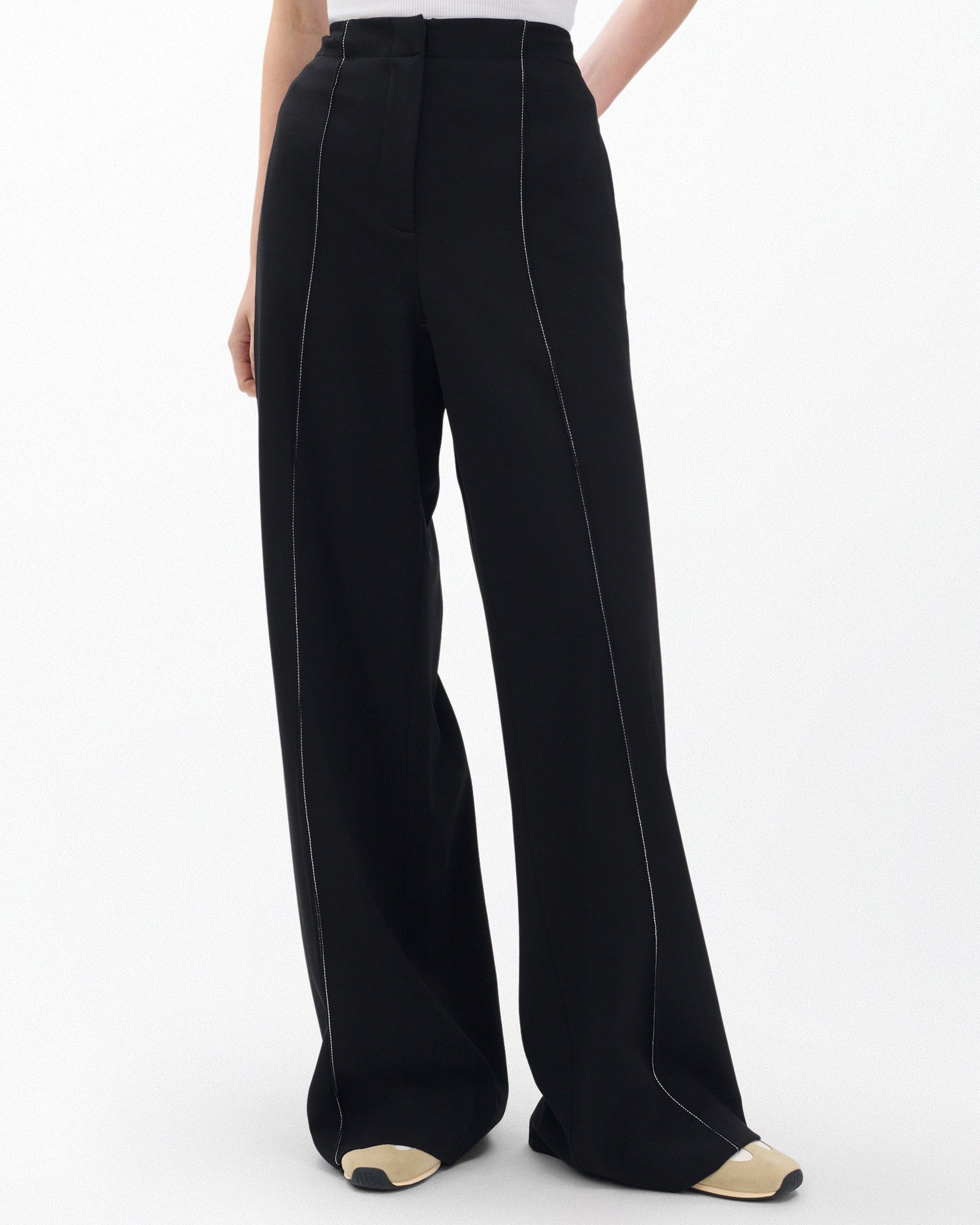 Irina Contrast-Stitch Pants - image 4