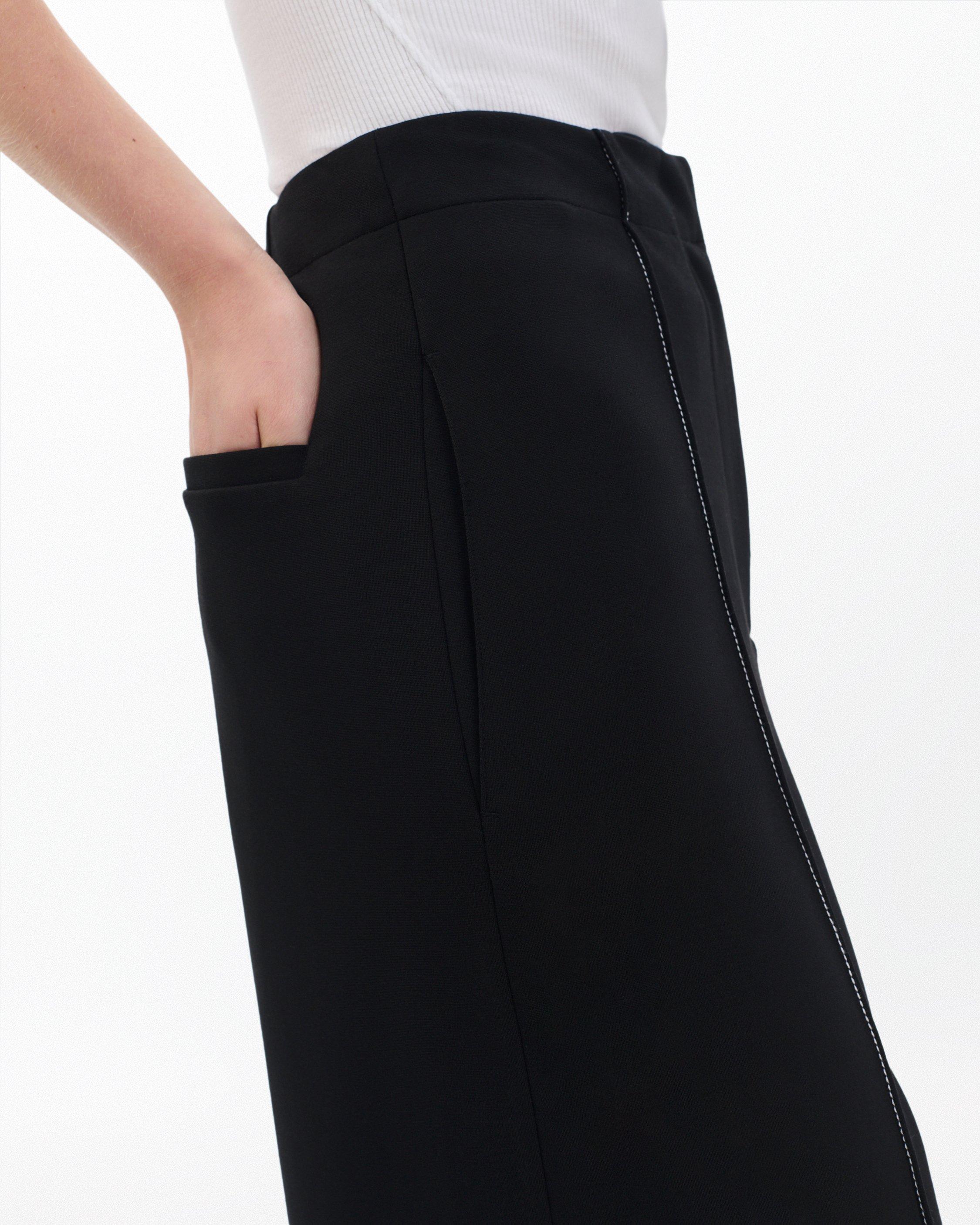 Irina Contrast-Stitch Pants - image 5