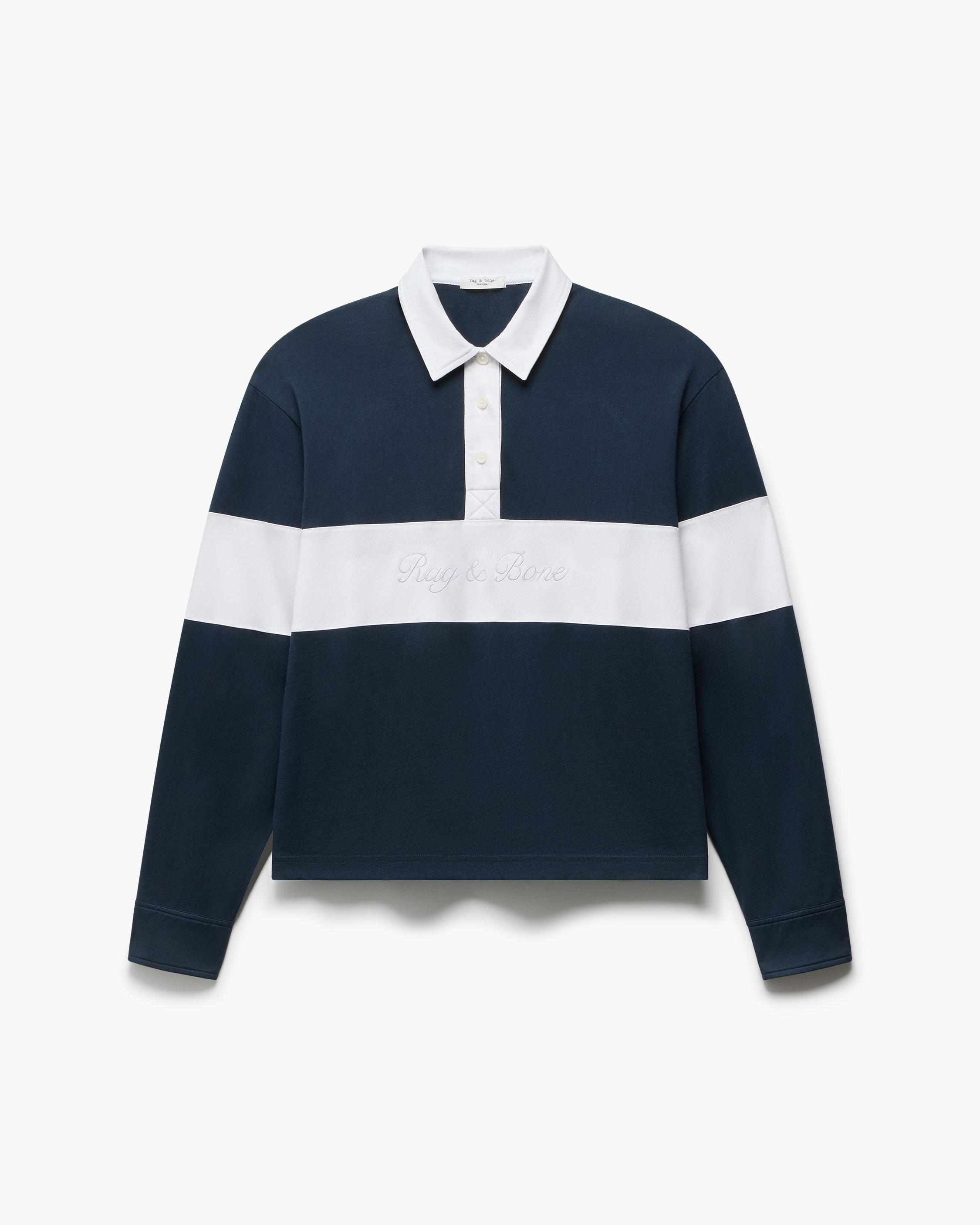rb Cotton Rugby Shirt - Salute Multi | rag & bone