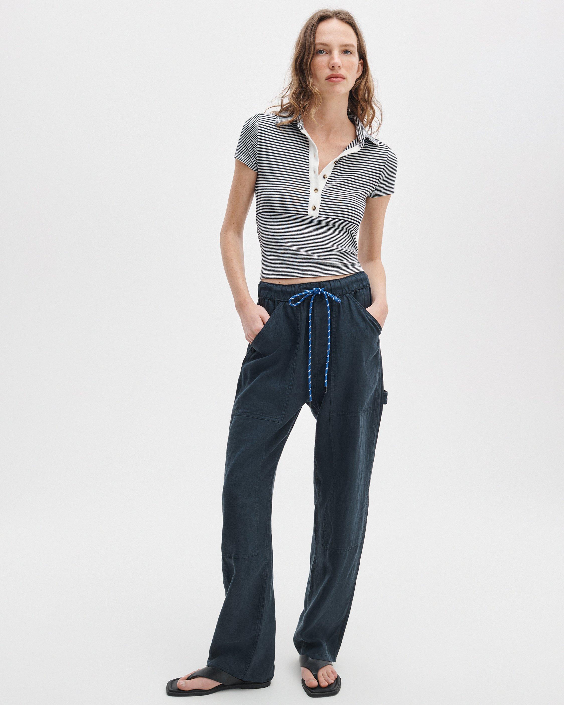The Knit Striped Polo image number 3