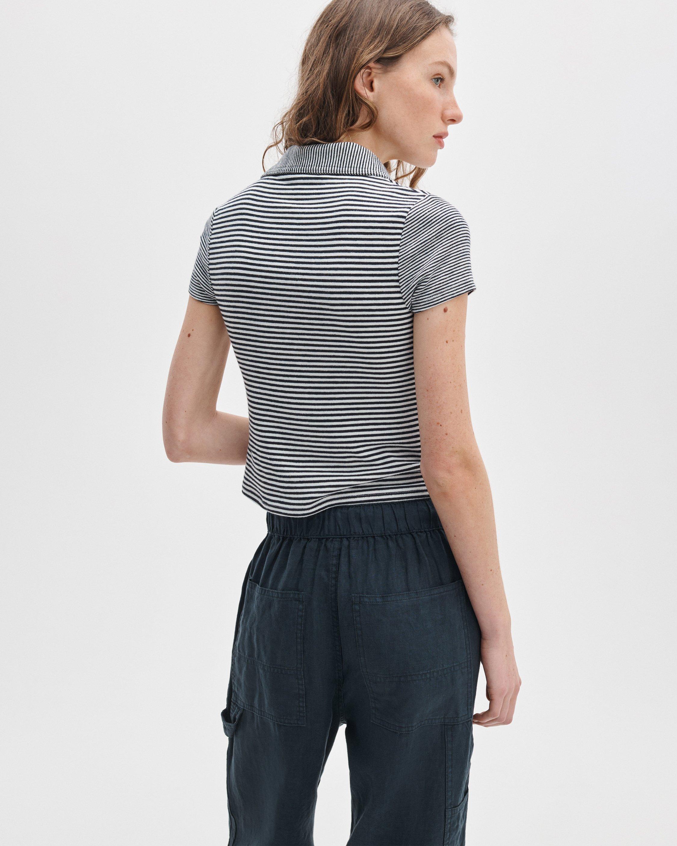The Knit Striped Polo image number 5
