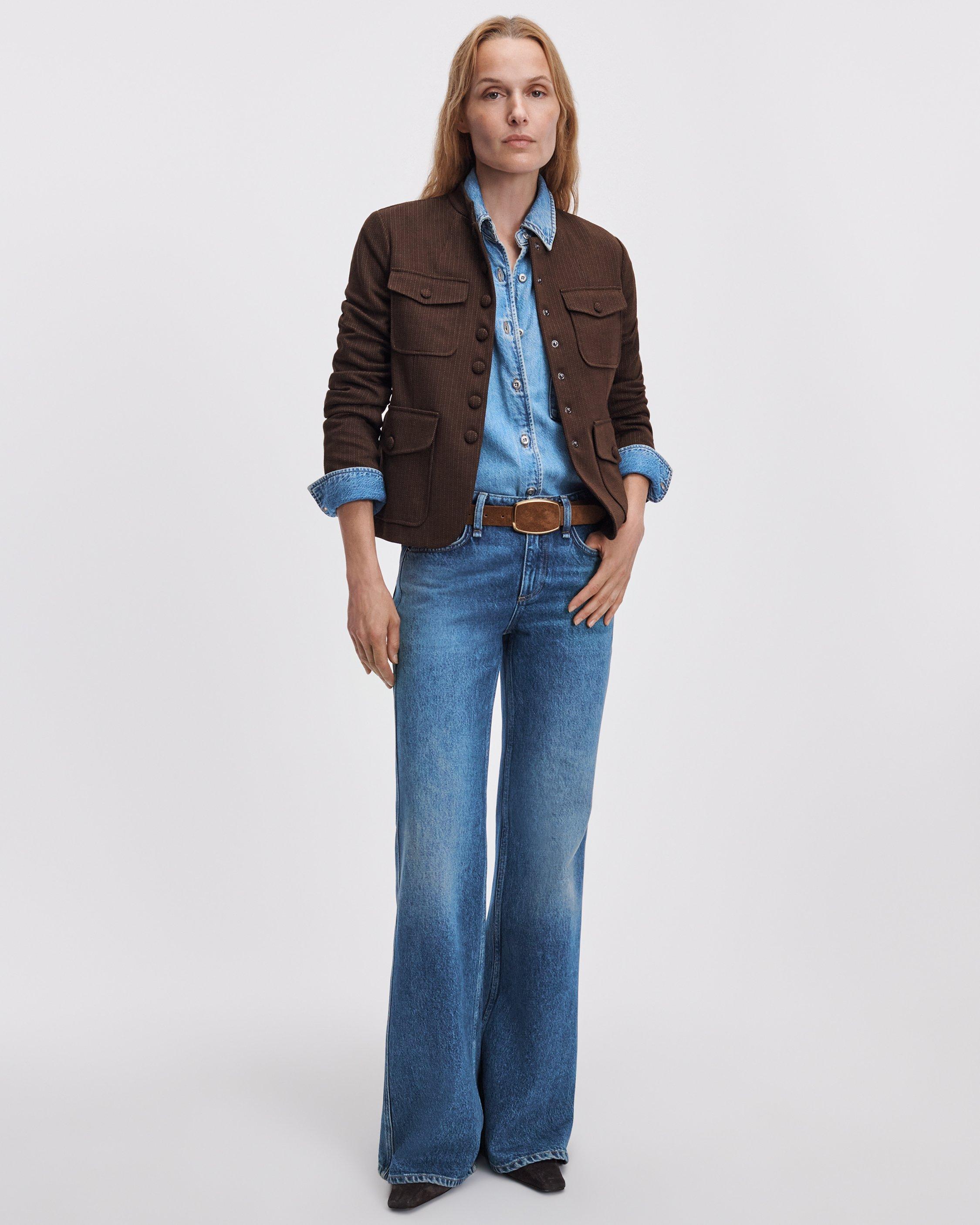 Mercer Refine Knit Jacquard Blazer image number 3