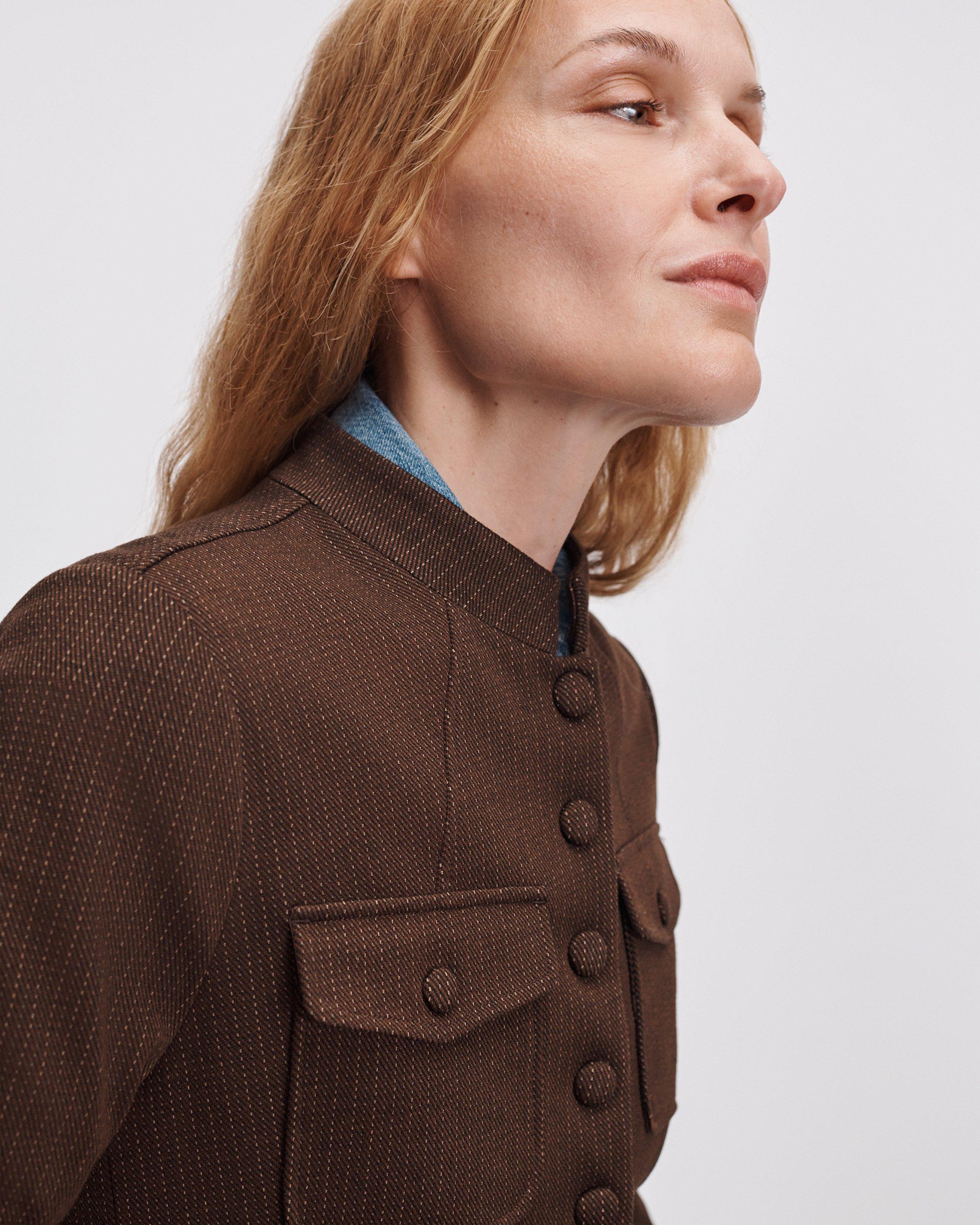Mercer Refine Knit Jacquard Blazer image number 4
