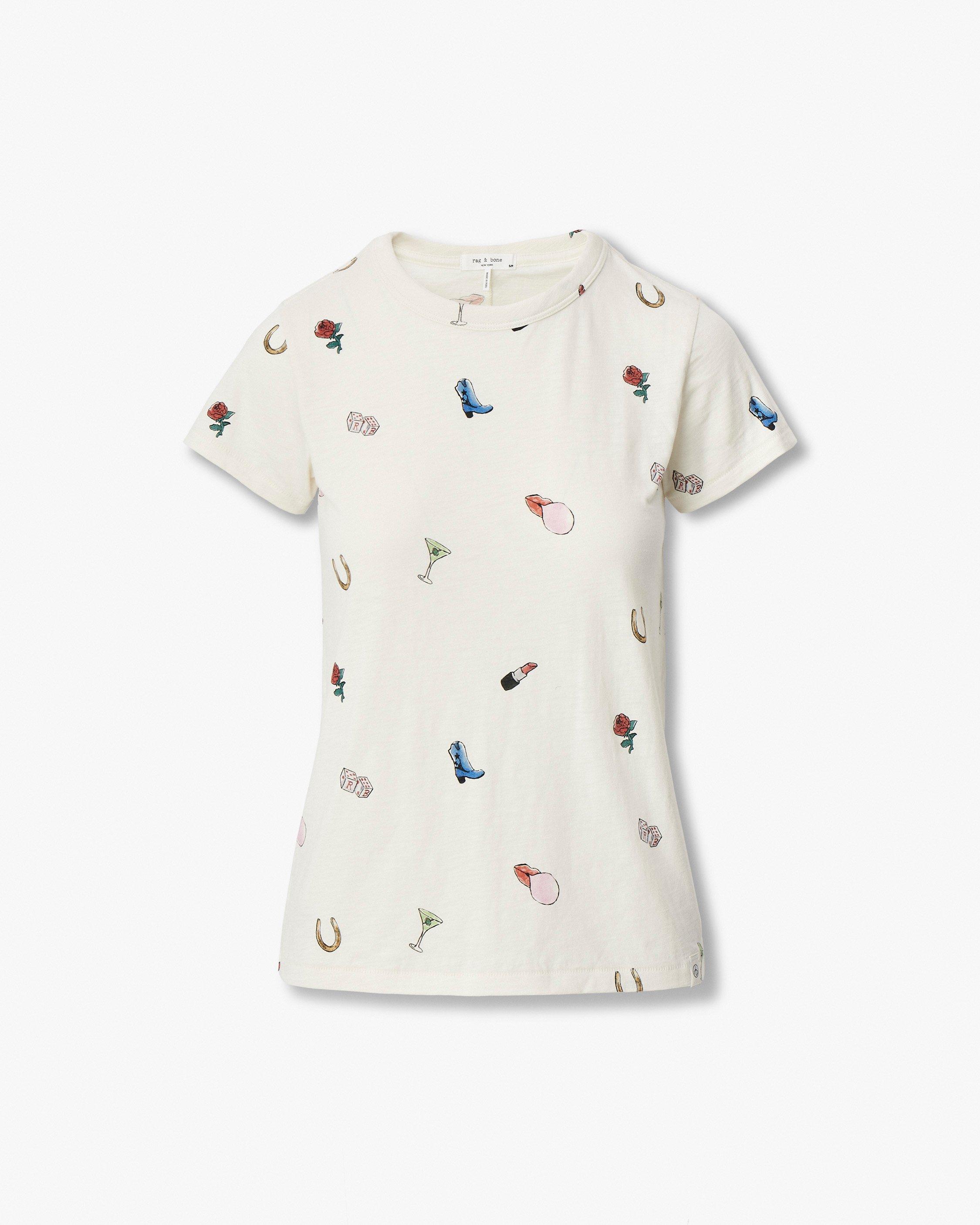 Patch Print Graphic Tee