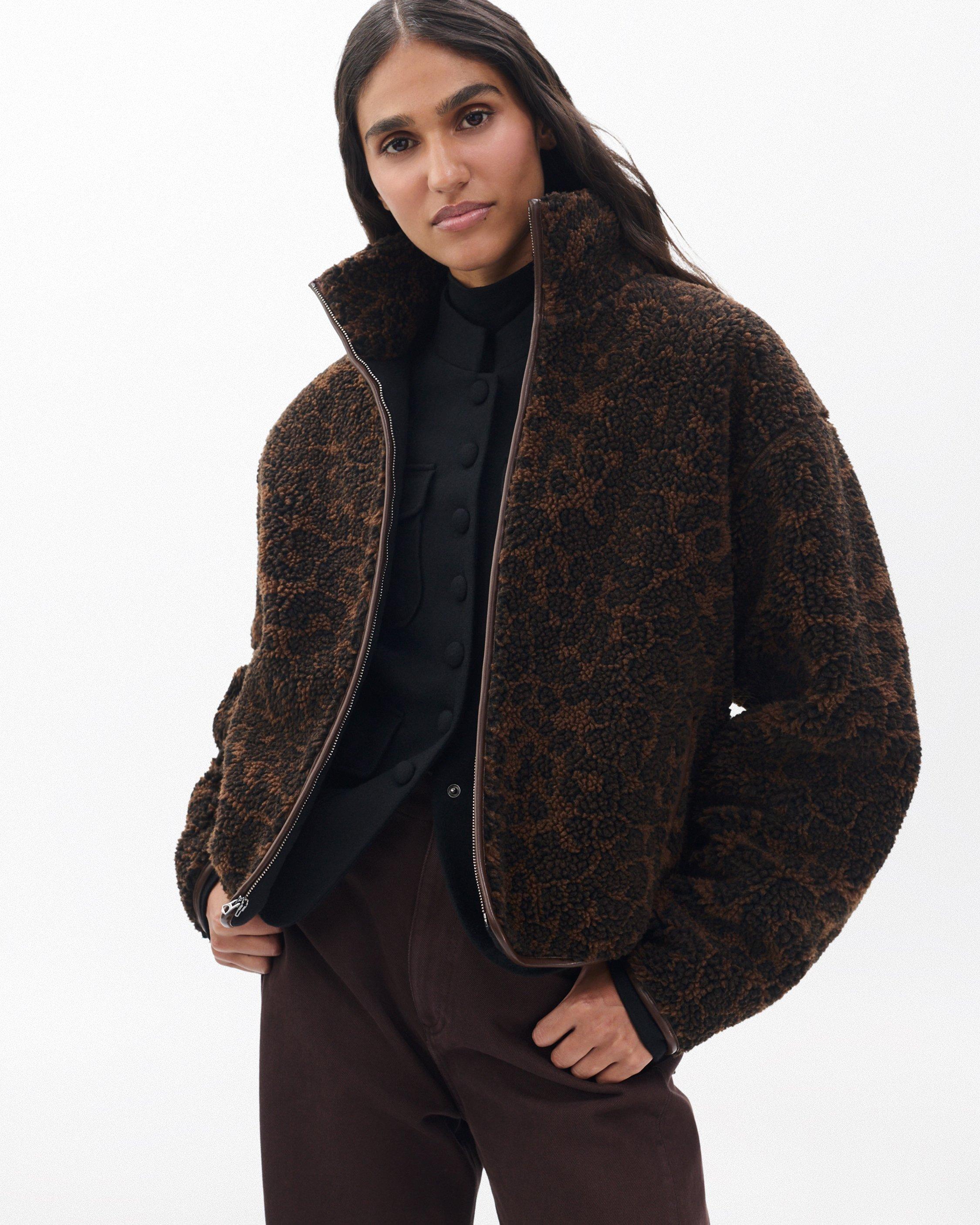 Sun Leopard Sherpa Jacket image number 1
