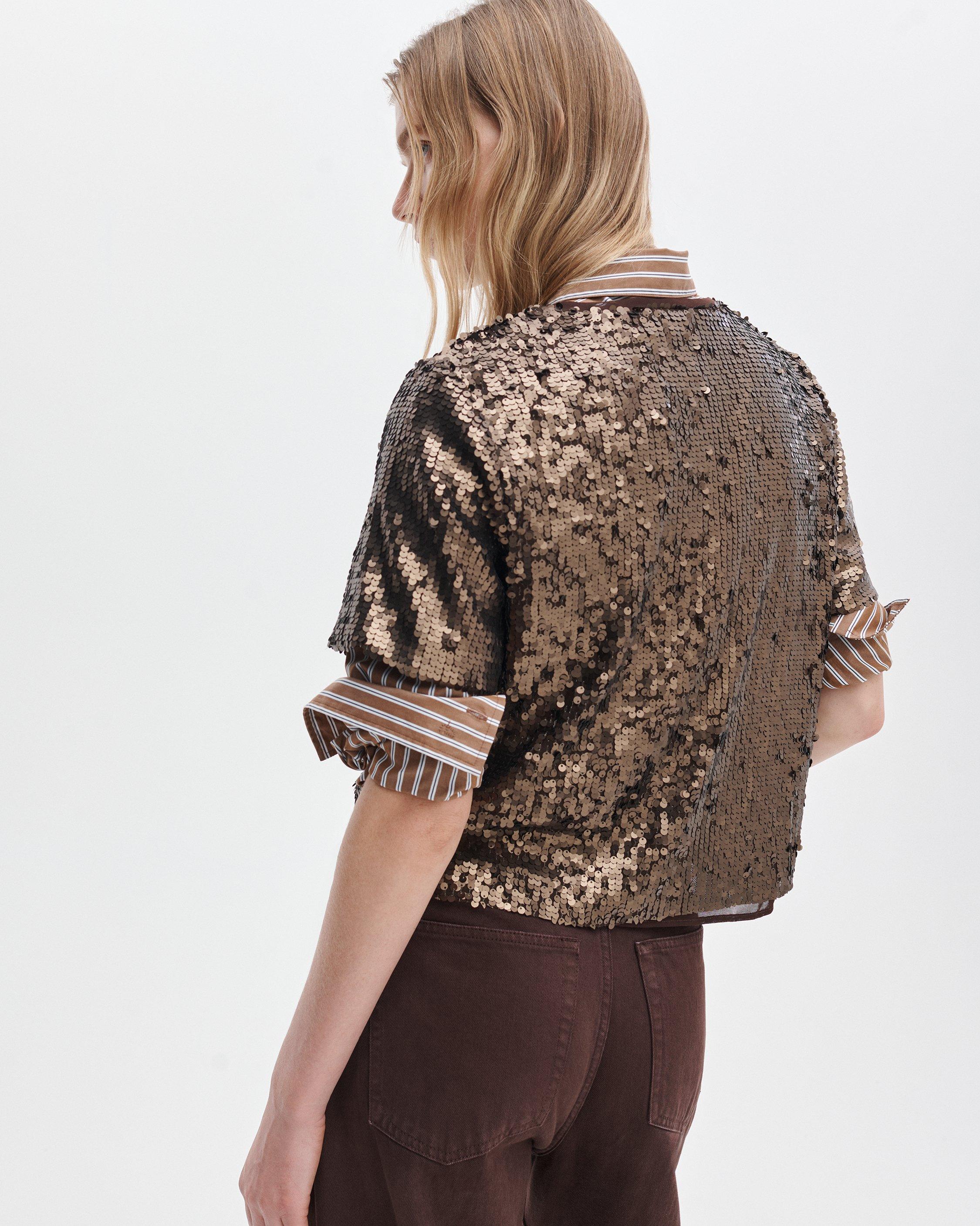 Lucy Sequined Tee - image 5