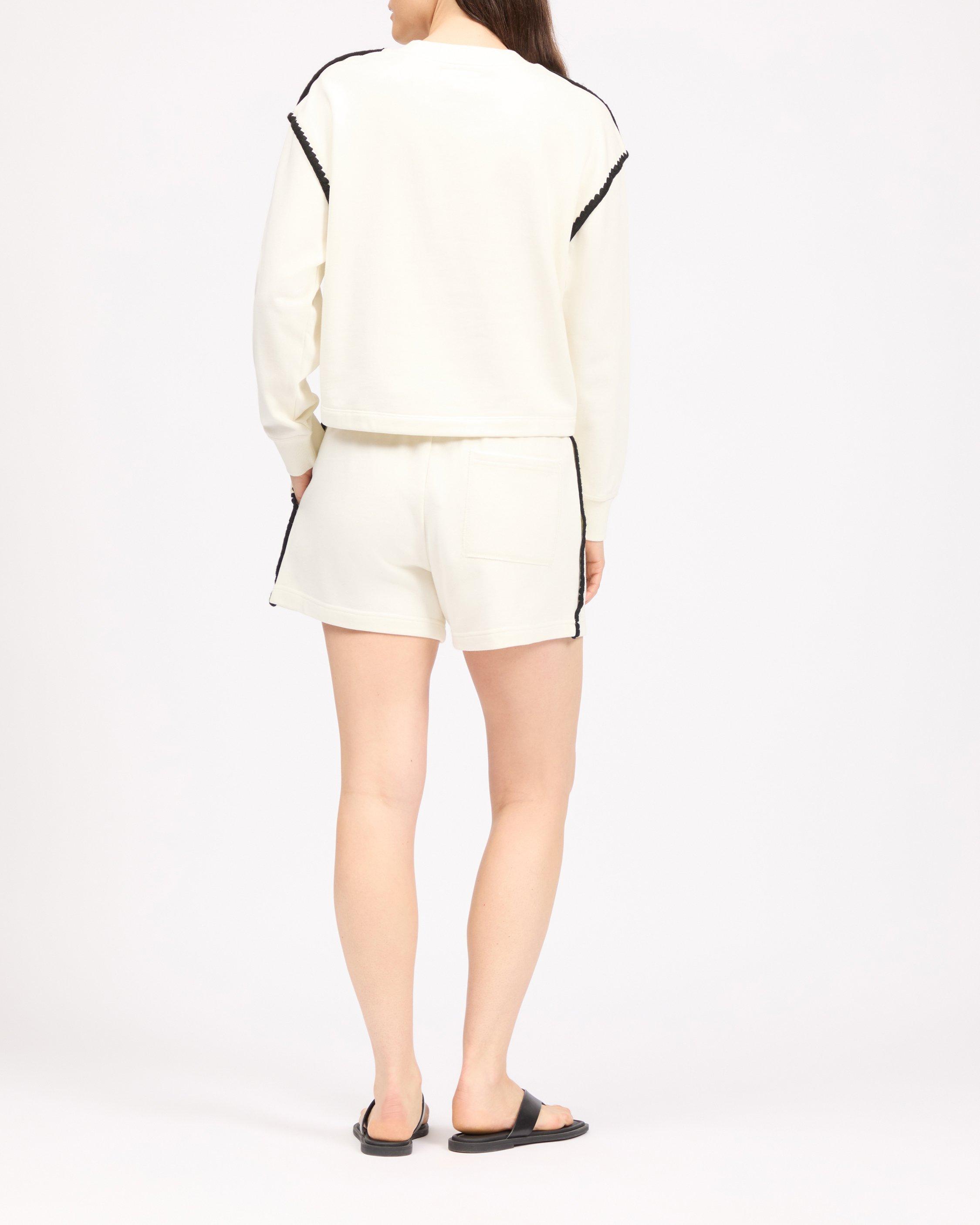 Terry Blanket-Stitch Sweatshirt image number 2