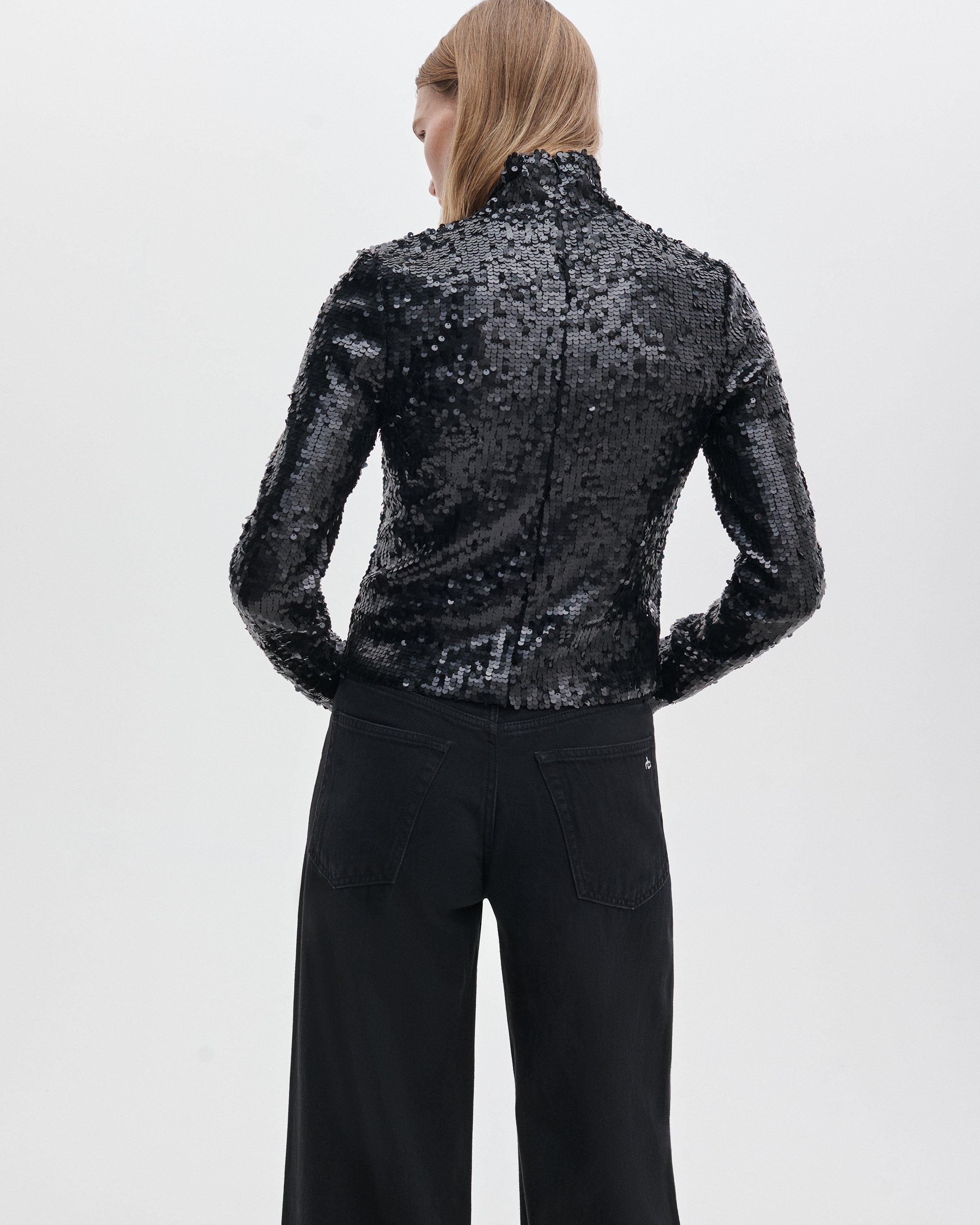Lucy Sequined Turtleneck - image 5