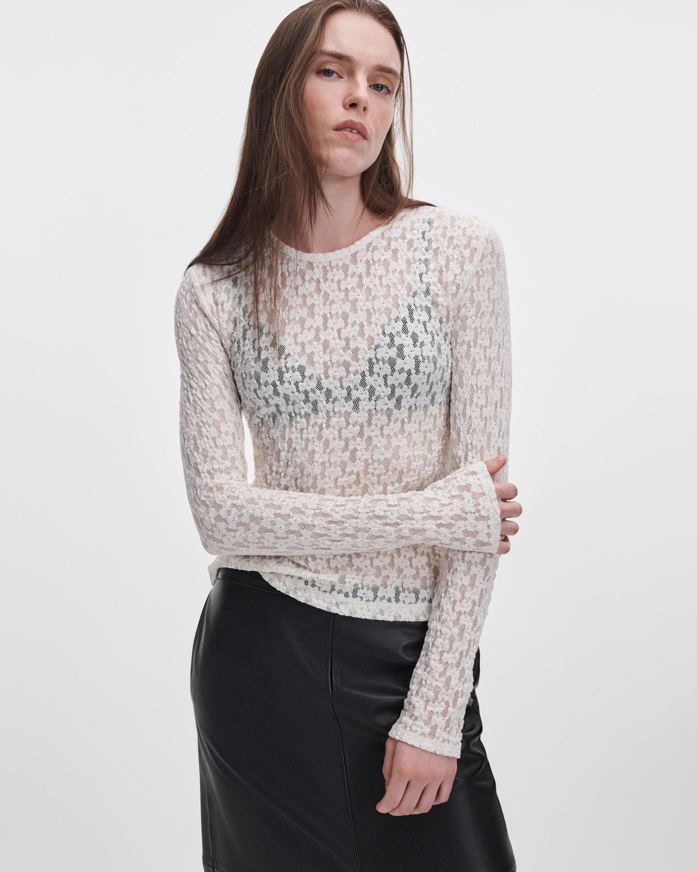 Bardot Lace Top image number 1