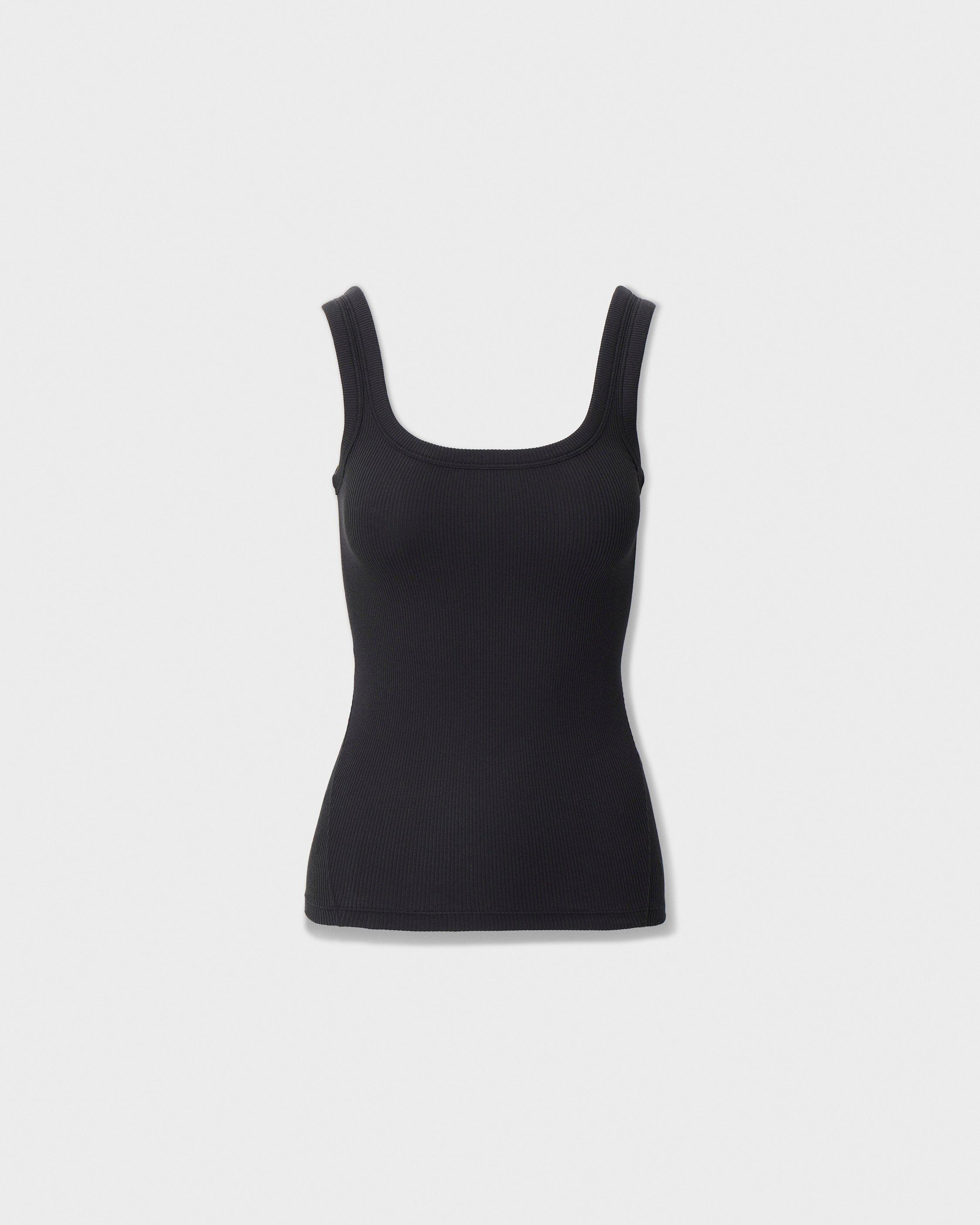 The Essential Ribbed U-Neck Tank image number 2