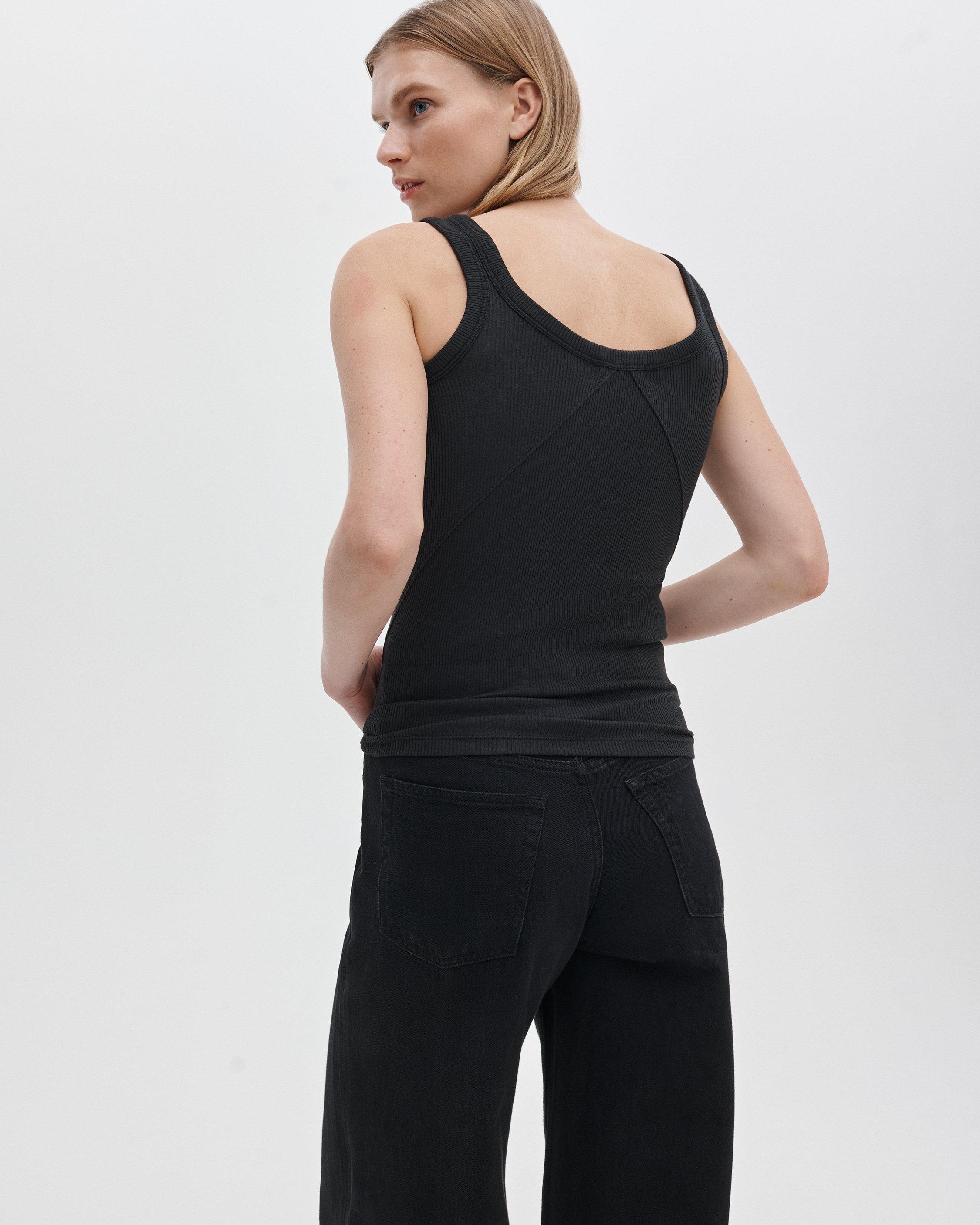 The Essential Ribbed U-Neck Tank image number 6