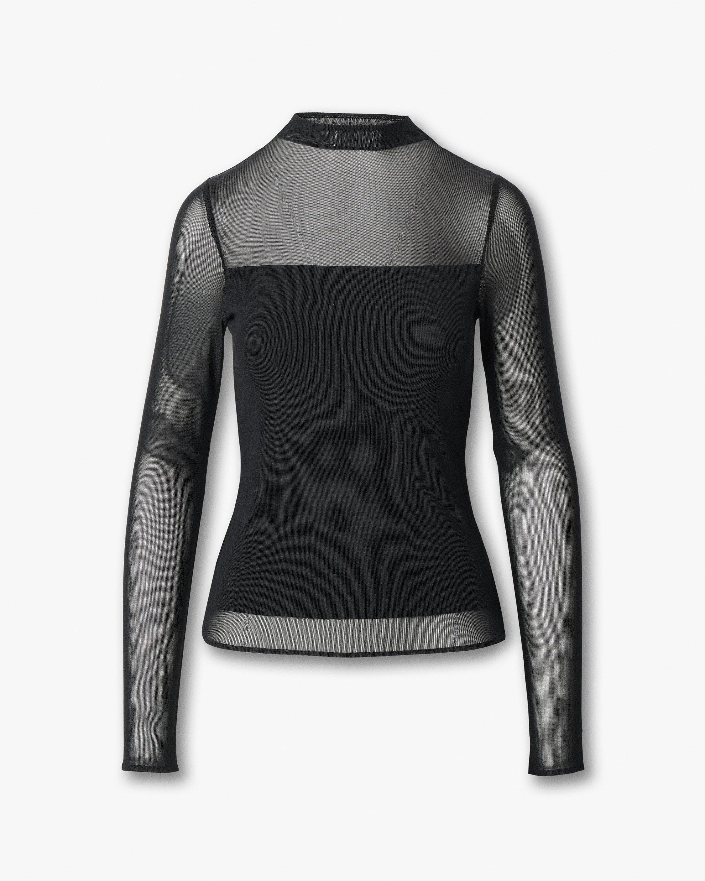 Luca Mixed-Media Mockneck - image 2