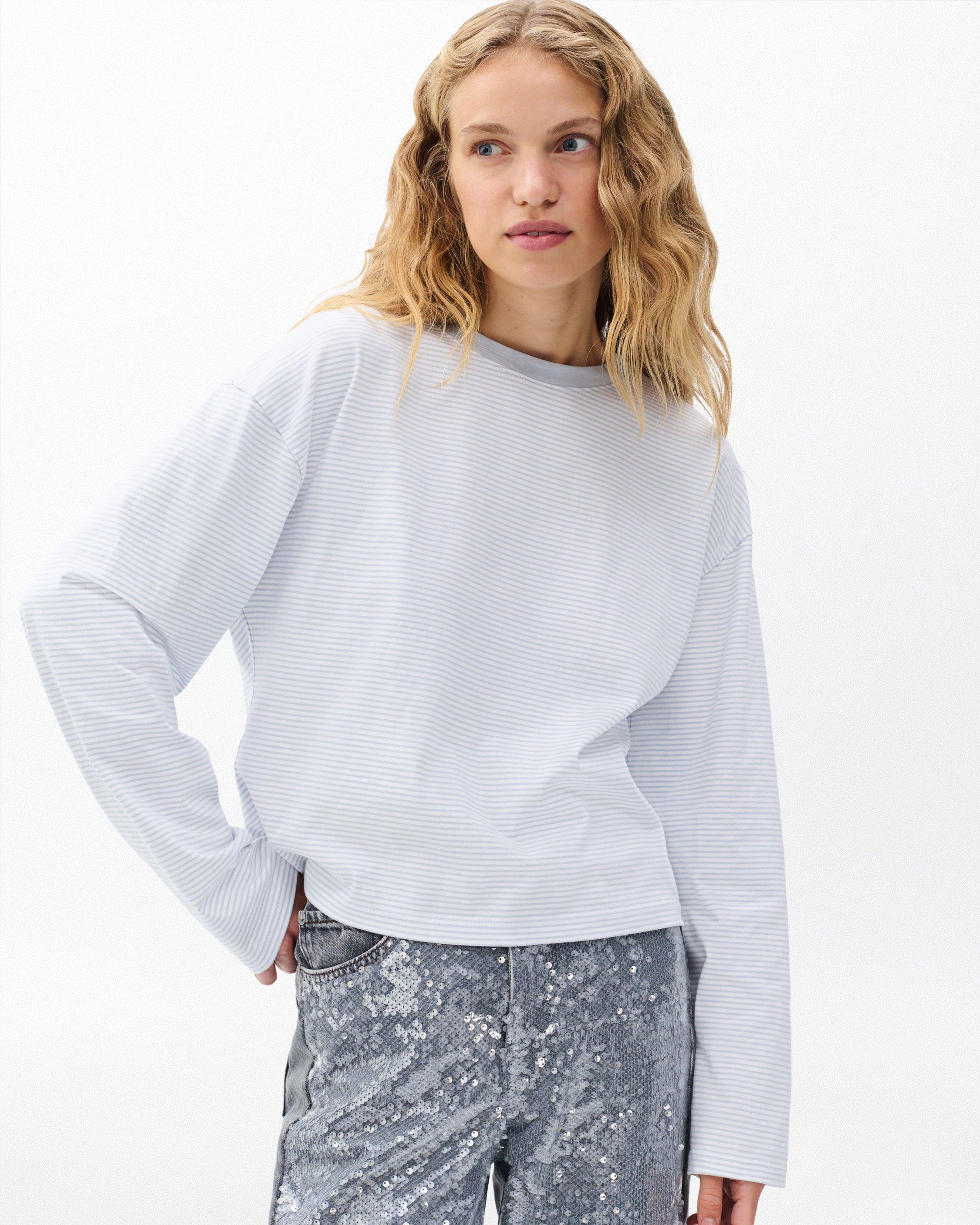 Kelly Boxy Striped Long-Sleeve Tee - image 4