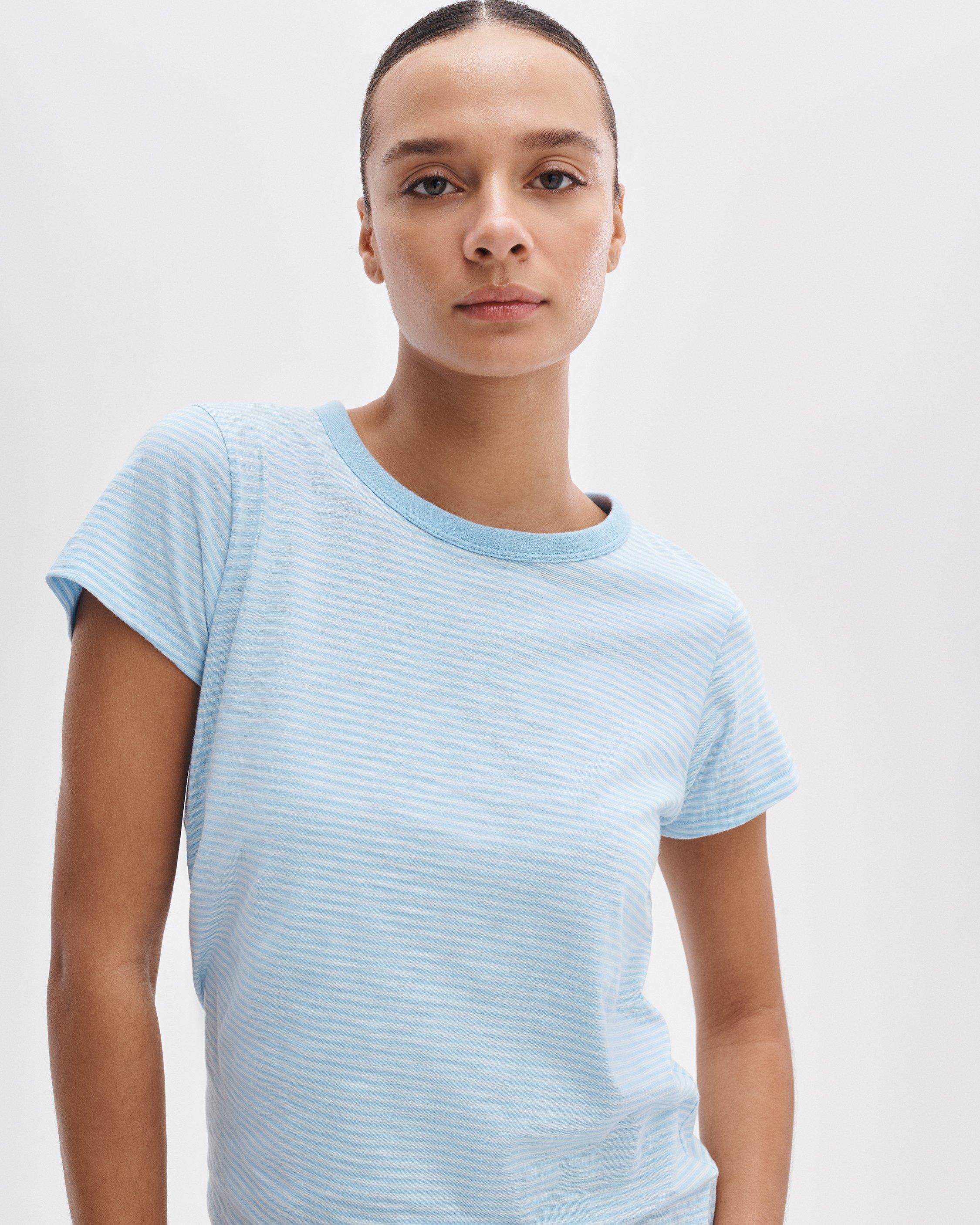 The Slub Striped Tee image number 1
