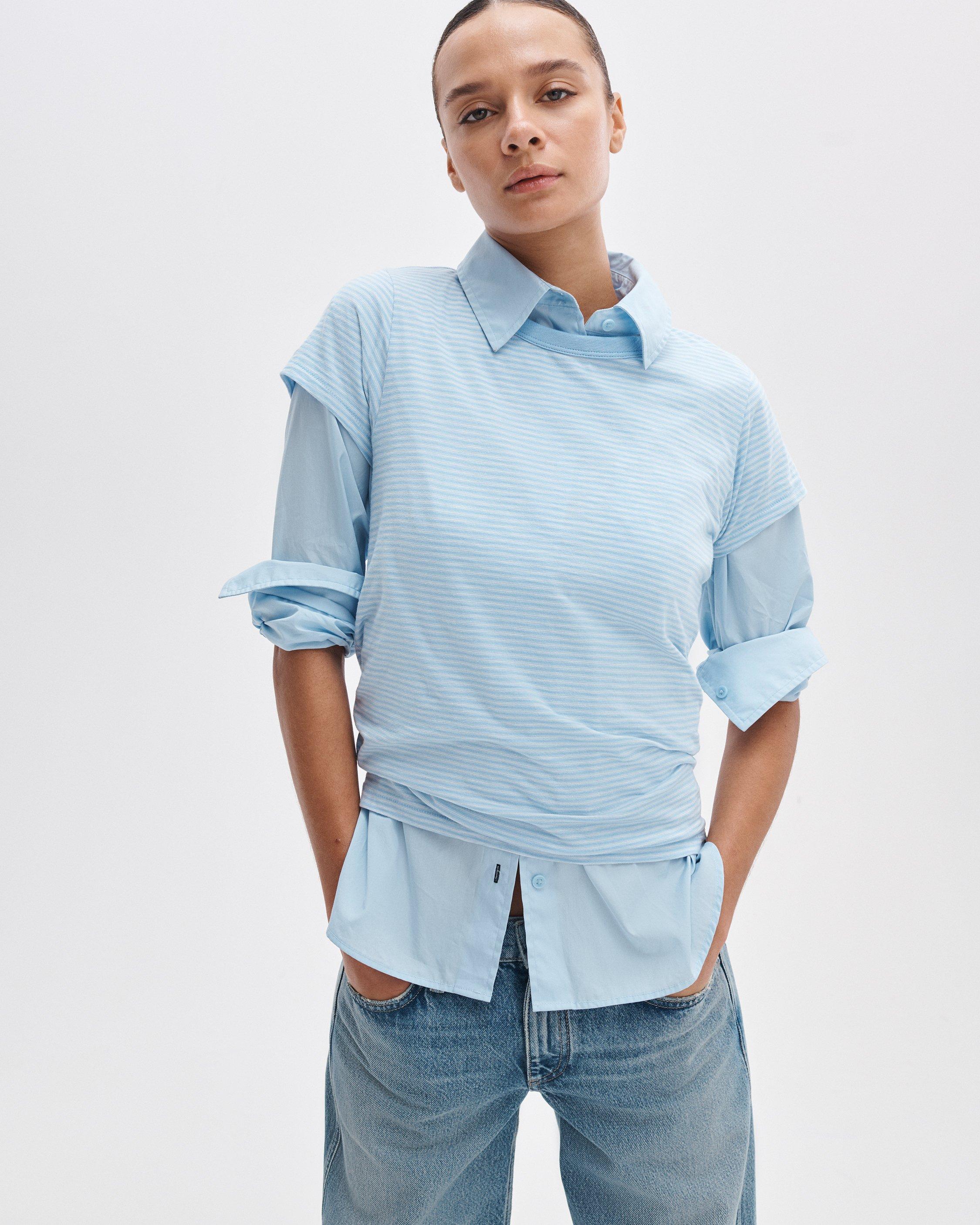 The Slub Striped Tee - image 4