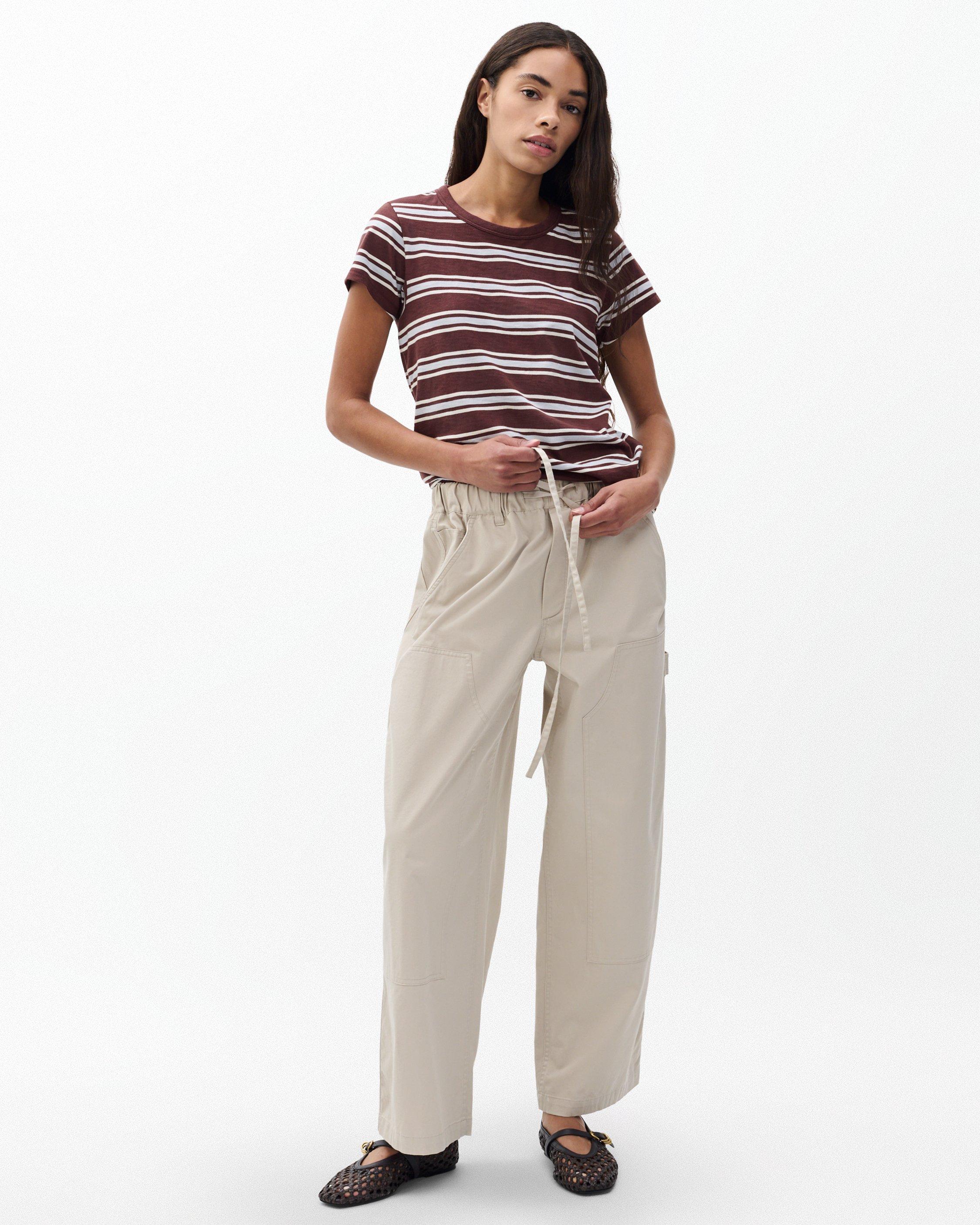 The Slub Striped Tee image number 3