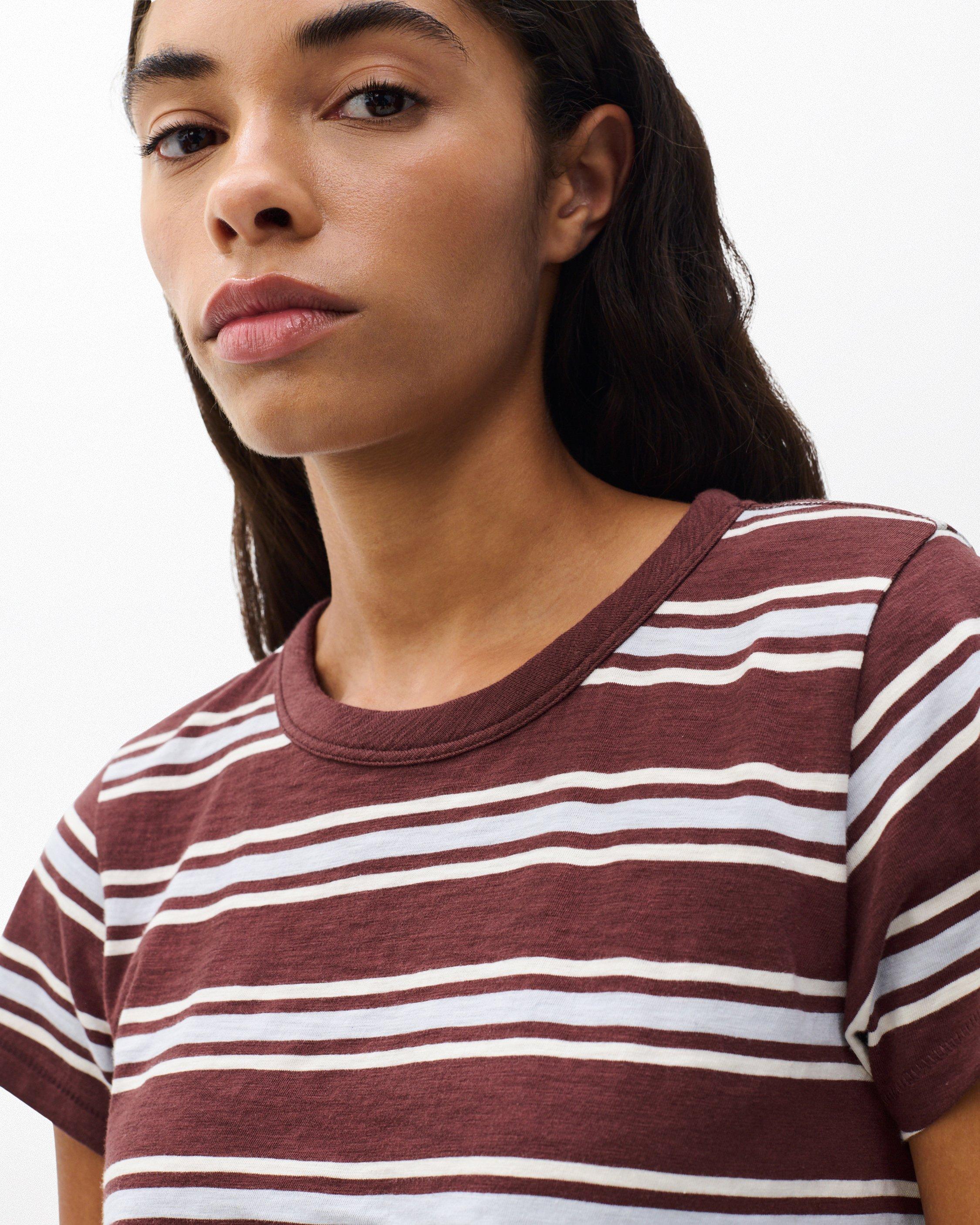 The Slub Striped Tee image number 5